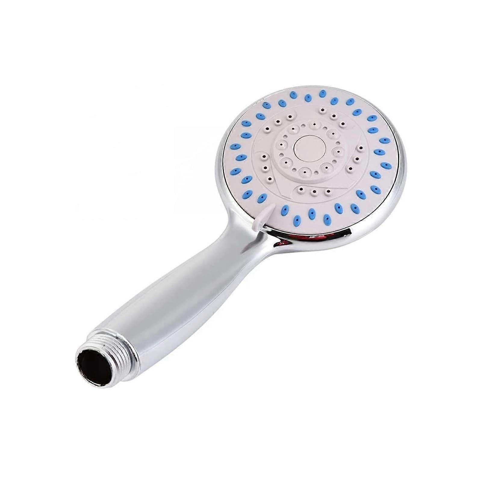 Hand Showers Handheld Shower Head G1/2 Connector 3 Patterns Pressure Chrome Plated Silver Chandelier Style