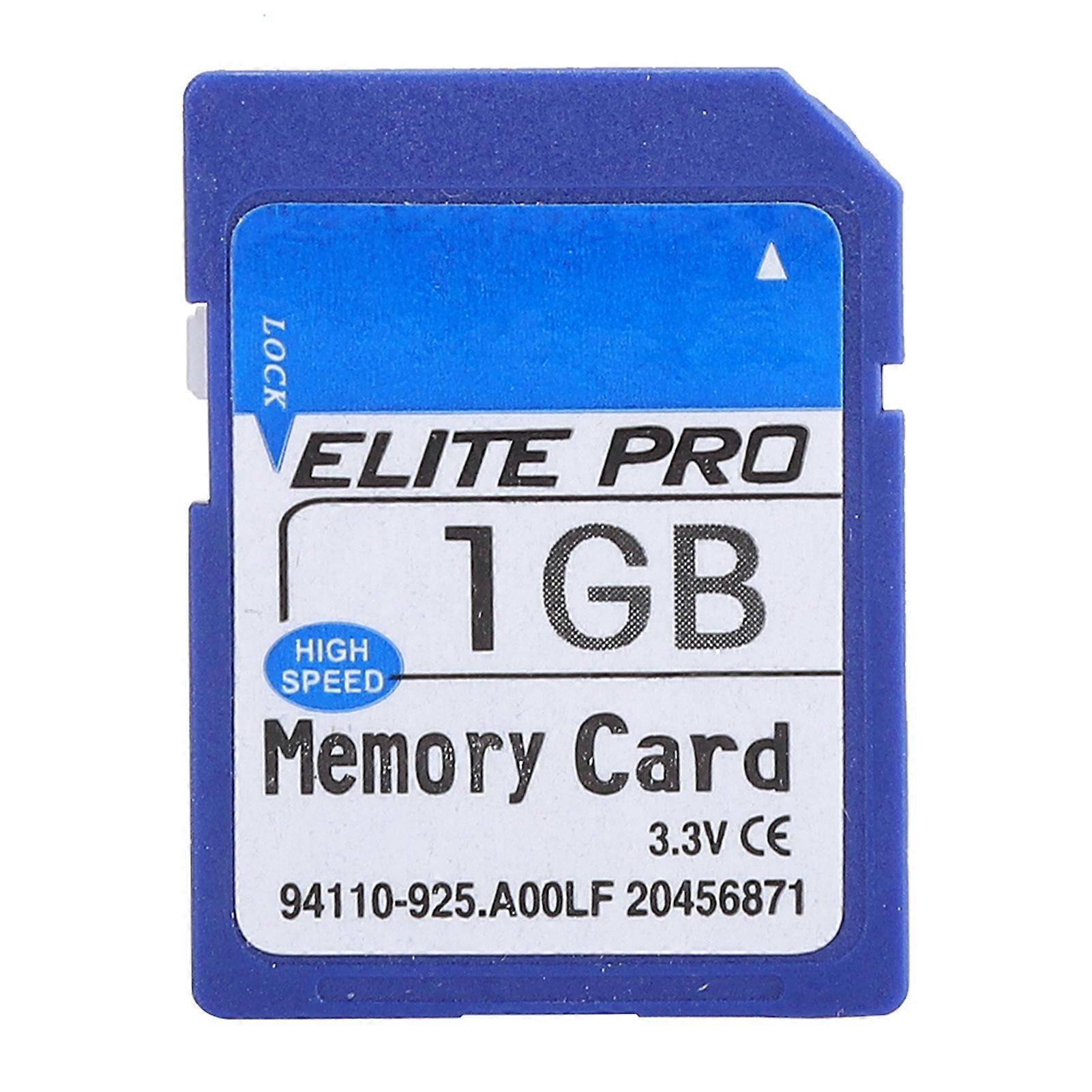 High Speed Memory Card for Photo Storage Music Files for Elite Pro MP3 MP4 SLR Camera Game Machine 1GB