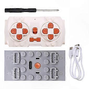 Remote Control Building Blocks Kit with Bluetooth Lithium Battery Power Pack and APP Module for Creative DIY Projects