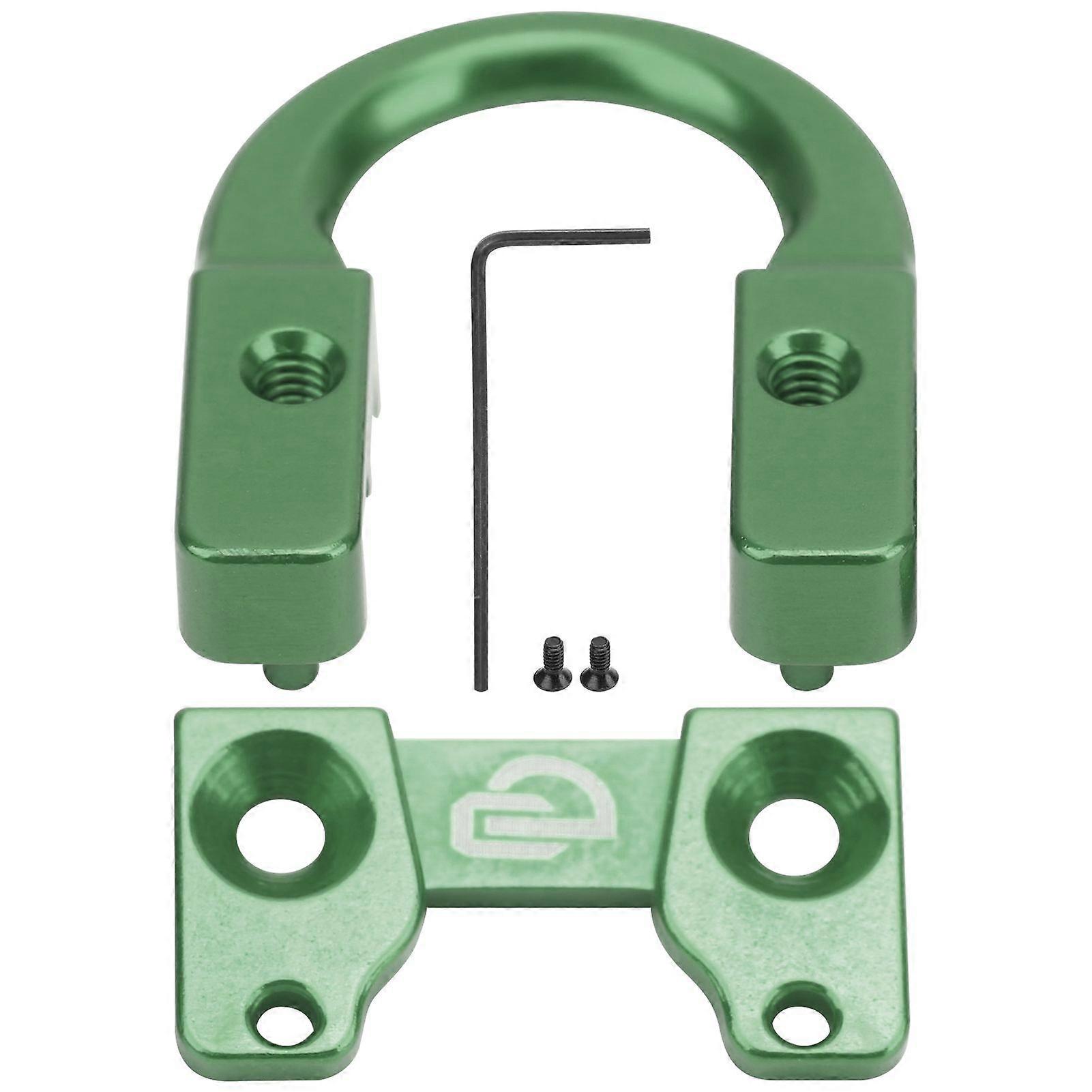 Aluminum Alloy D Loop Ring Shooting Compound Bow Release Bowstring Buckle AccessoriesGreen