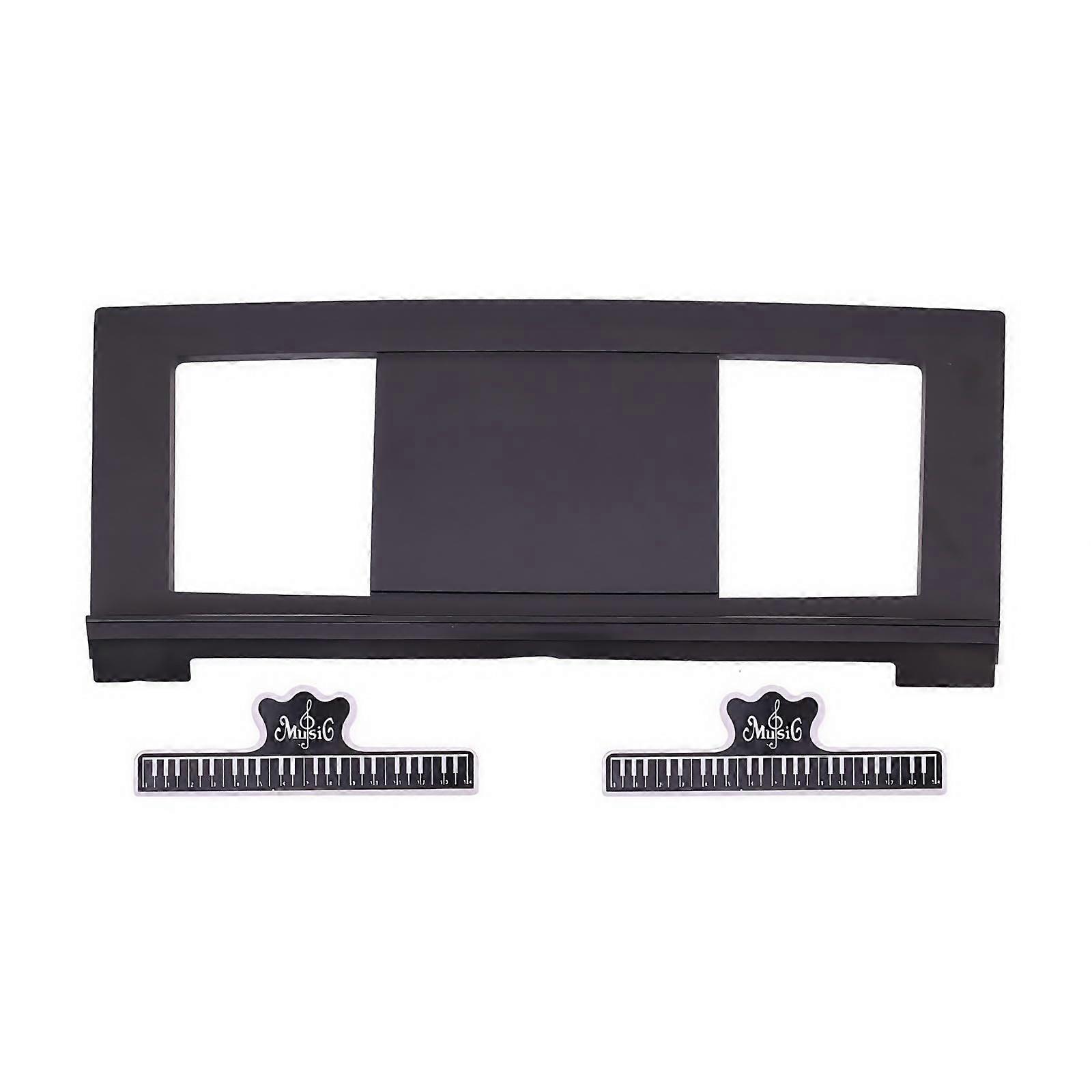 Piano Sheet Music Holder Universal Sheet Music Stand for Digital Keyboard Stable NonSlip Tray Home Practice and Studio