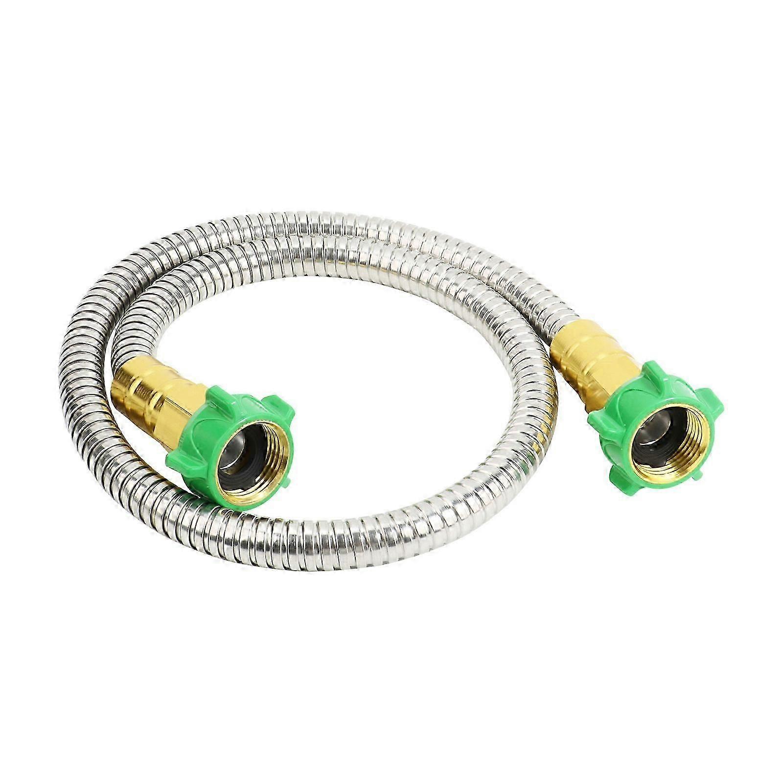 Strong Steel Washing Machine Hose Fitting Flexible Metal Designs Hose Connector Quick Fixing for Washing Machines Multicolor Cs