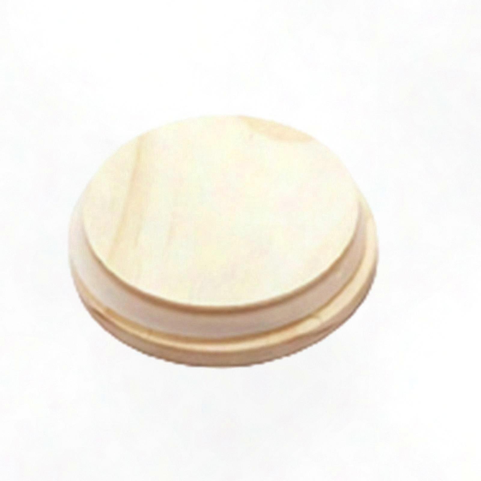 Eco-Friendly Wooden Lid for Ceramic Cups, Reusable and Leak-Proof Solution