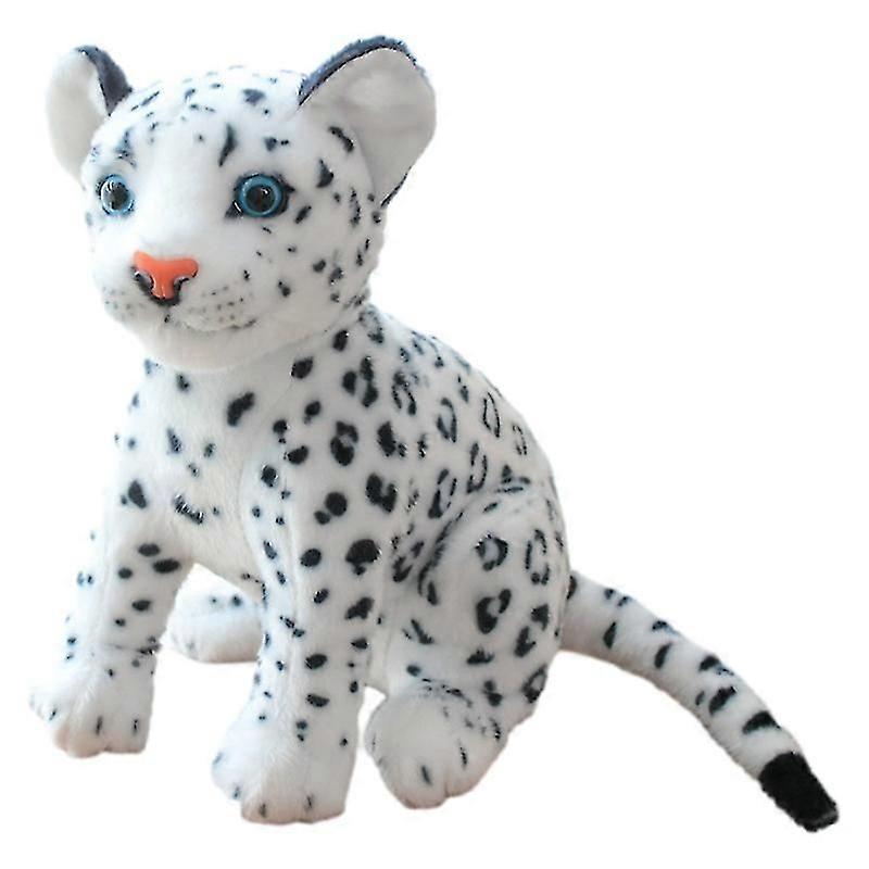 Niedliche simulierte Löwe, Leopard, Schneeleopard Plüschtier, Waldtierpuppe, realistische Stoffpuppe