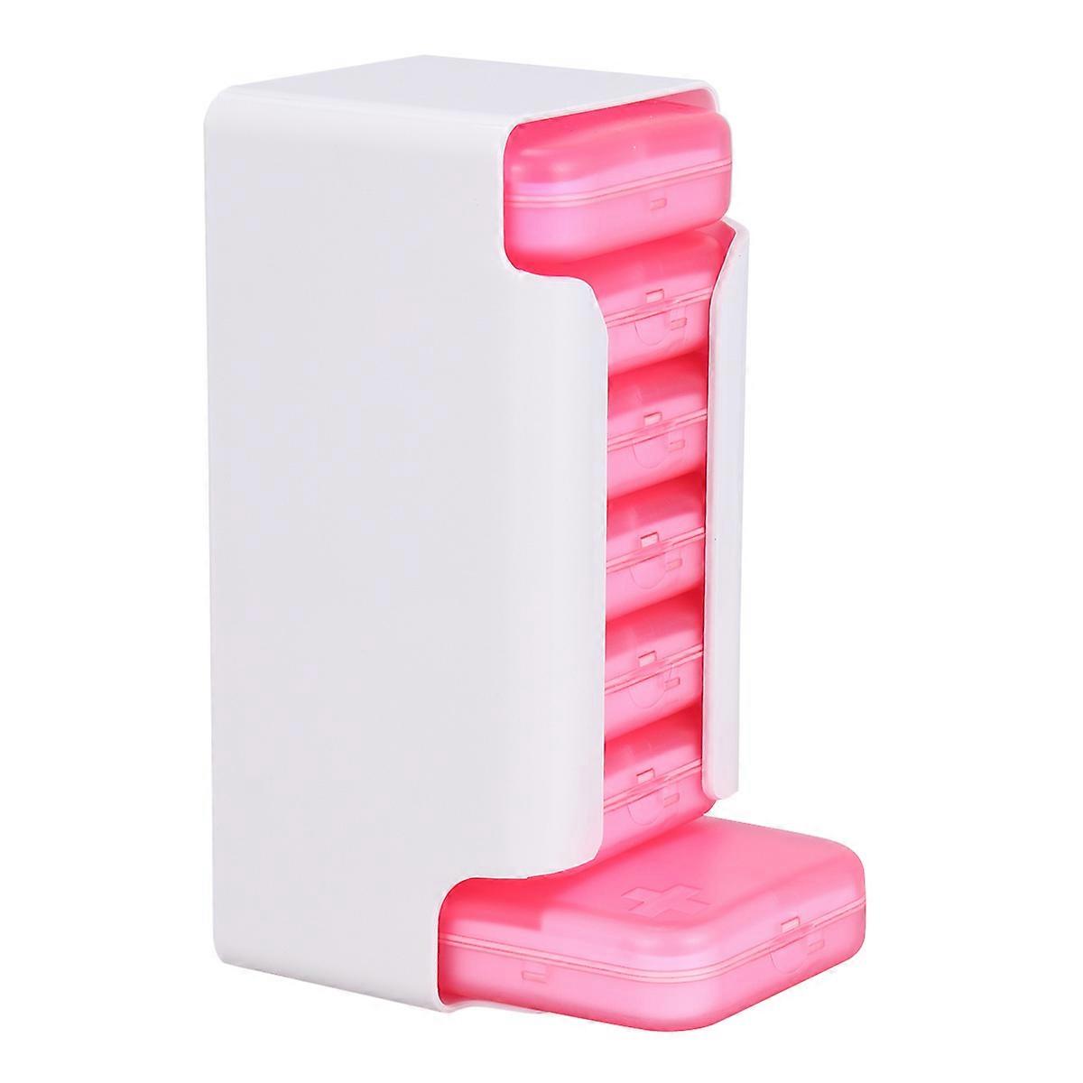 Travel Medicine Case Storage Box with 28 Compartments for Daily Use 1Set