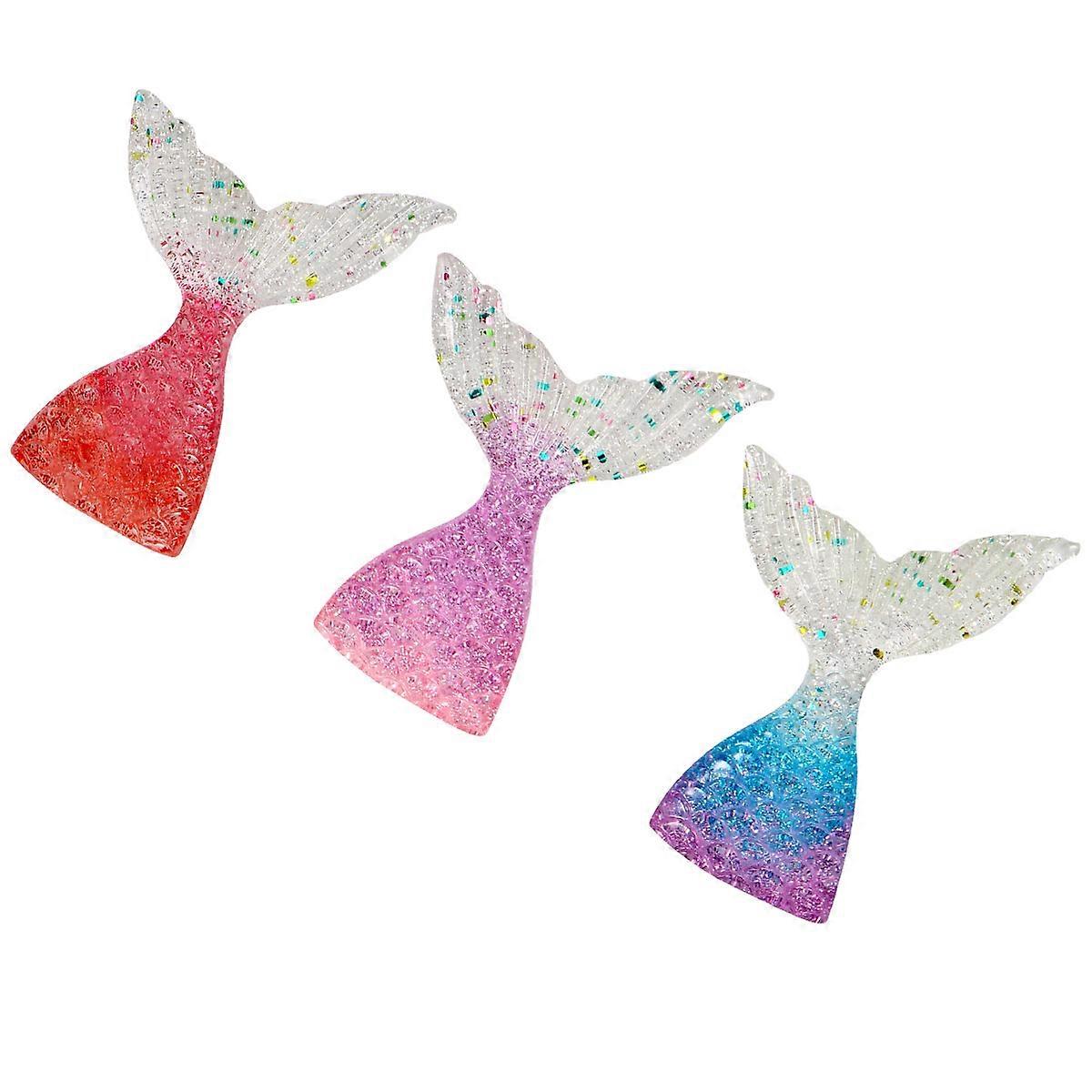 Mermaid Resin Crafts for Micro Landscape Use 12Pcs Assorted Colors