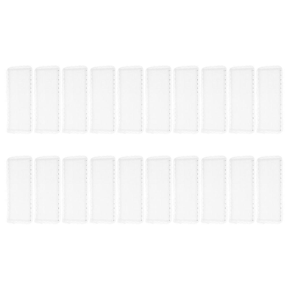 Hand Embroidery Bookmark Making Kit Bookmarks Creative Projects White Fabric Sewing Diy 20Pcs