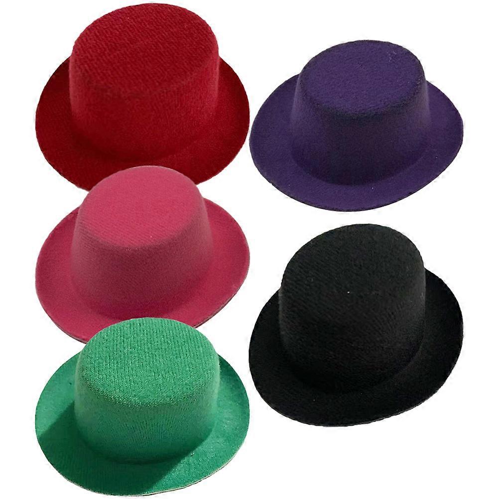 Assorted Color Doll Mini Hats for Decorative Use 20Pcs Set
