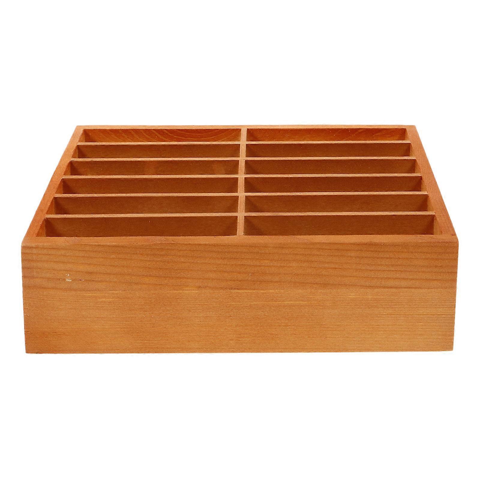 Desktop Organizer 6Pcs Cell Phones Storage Box With Rectangular Shape For Tidy Workspace And Home Organization Perfect For Cards And Small Items