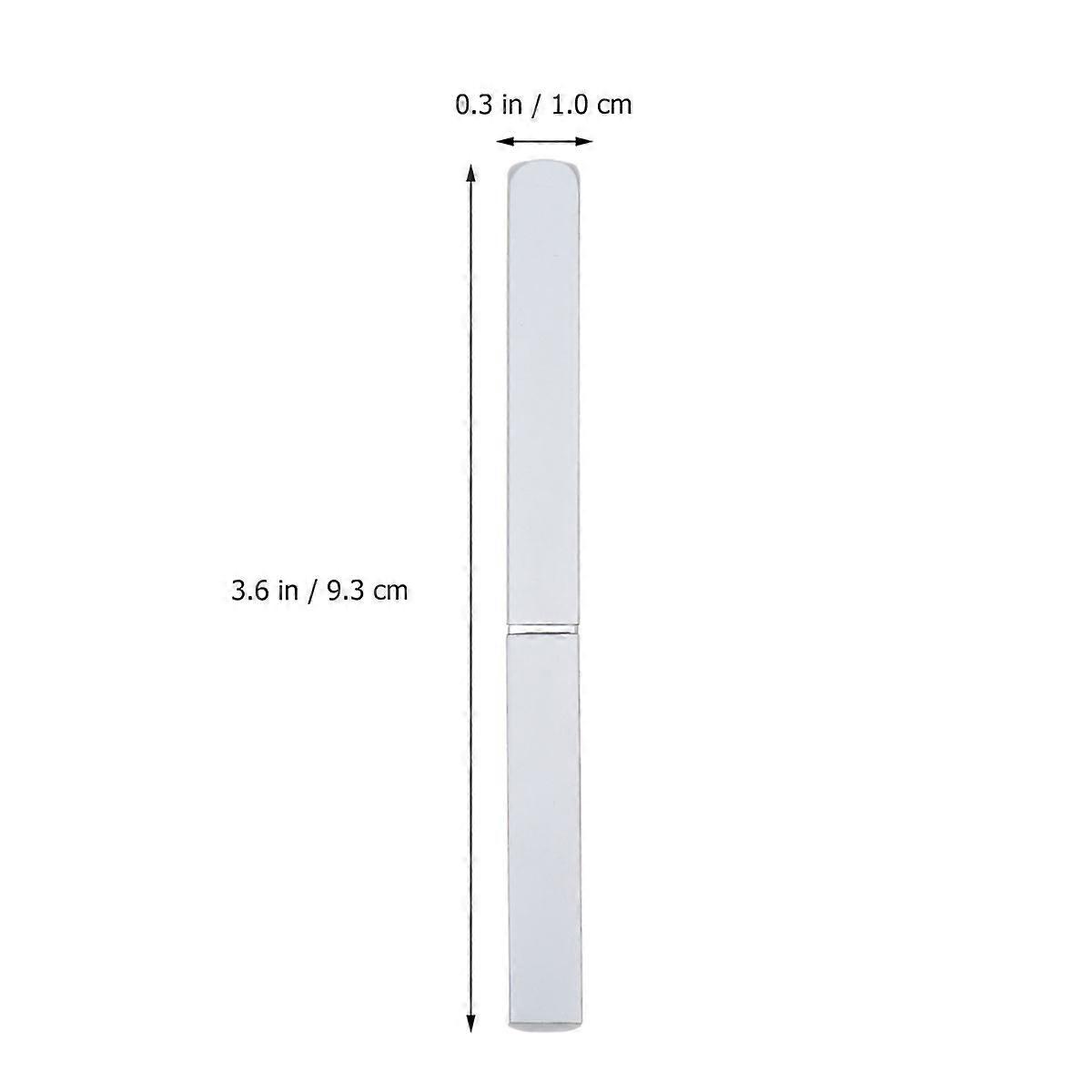 Makeup Lip Brush Head Round Handle White Adjust Lip Shade Home Use 1Pack