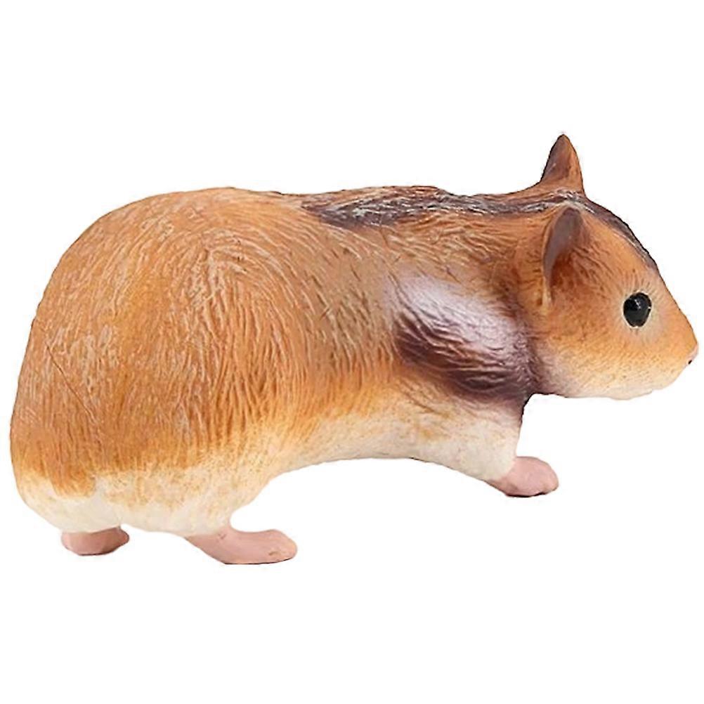 Guinea Pig Ornament Table Decor for Garden with 4Pcs Realistic Animal Models