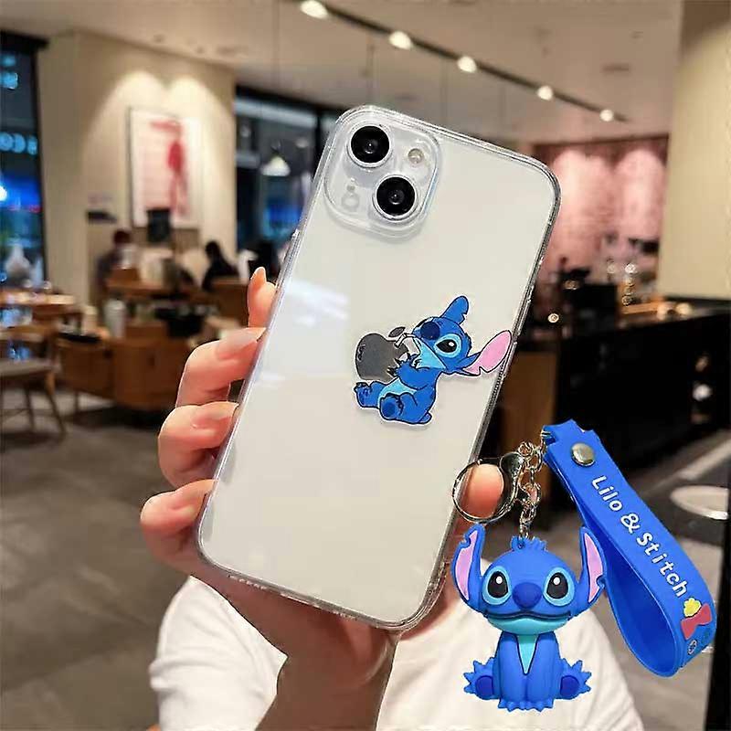 Think Apple Stitch Cartoon Phone Case For iPhone 16 15 14 13 11 12 Pro Max XR XS MAX 7 8 Plus MINI Y2K Silicone Soft Shell Cover