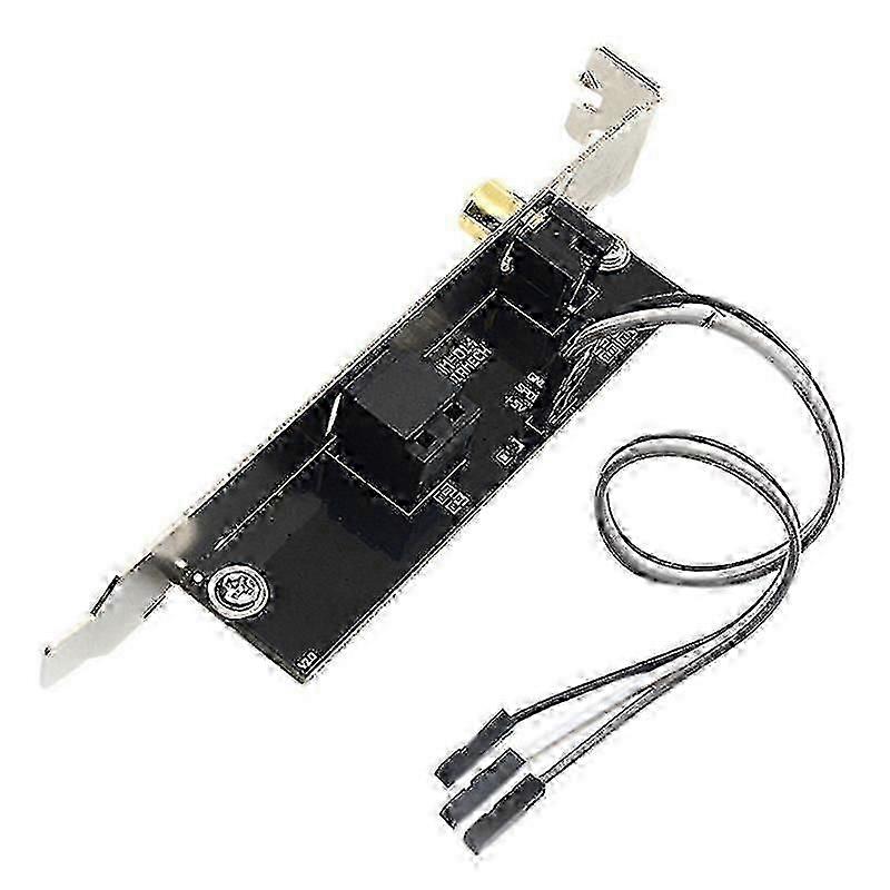 24bit 192kHz Digital Audio Output: Spdif Optical & RCA Out Card Plate Cable Bracket