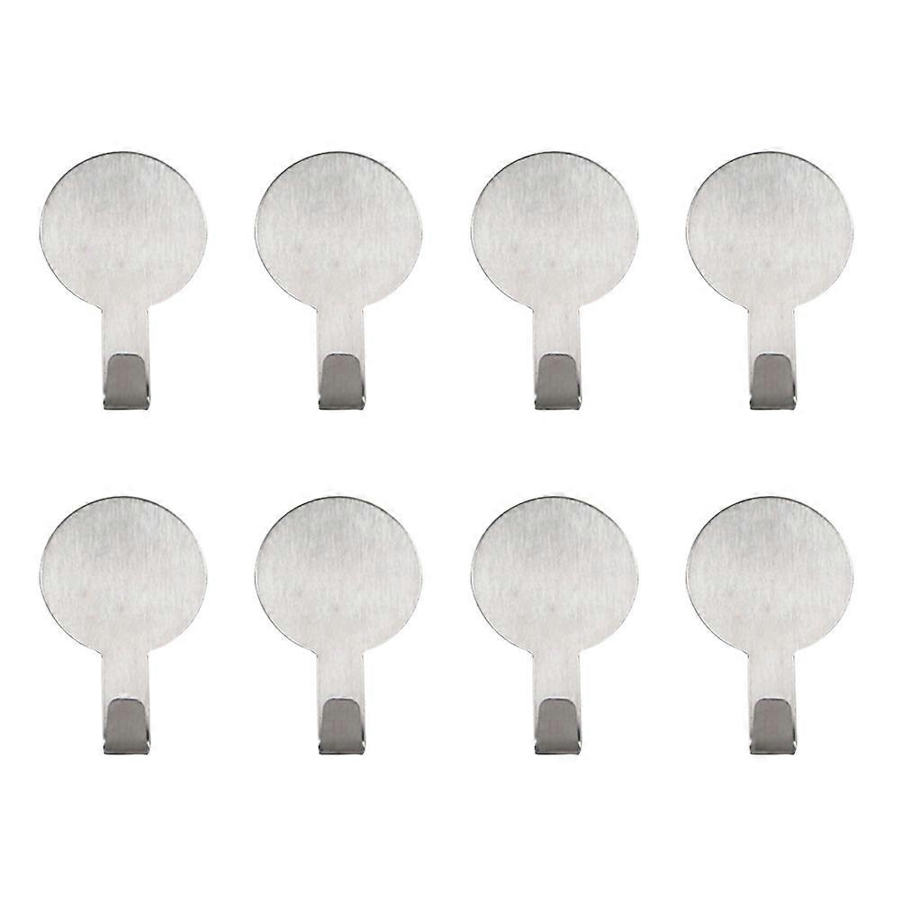 Wall Hooks Stainless Steel Round Shape Hooks for Hanging 24Pcs