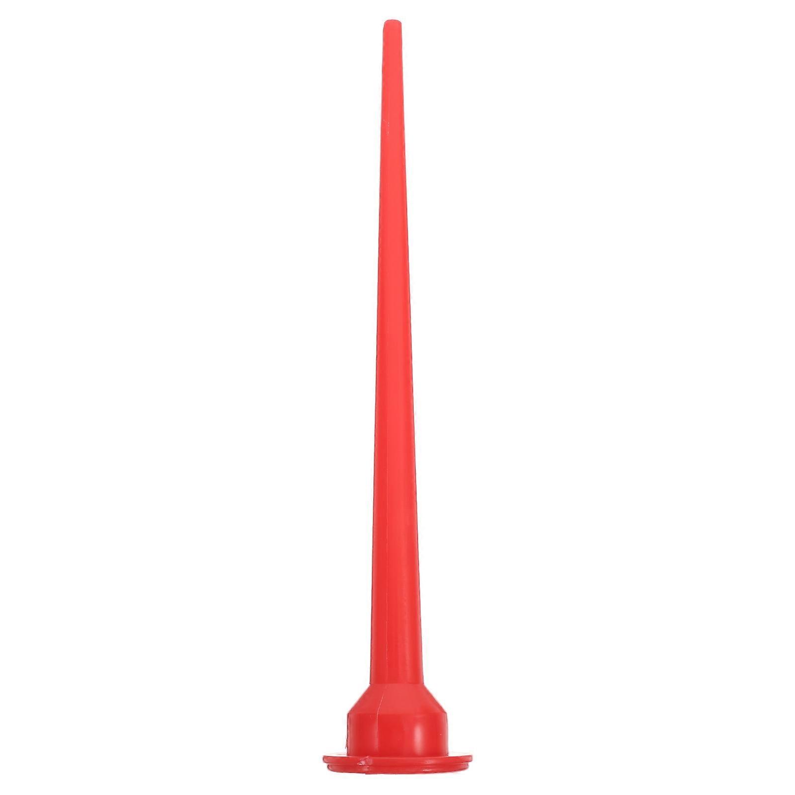 Caulk Nozzle Tip Plastic Extender for Caulking 2Pcs Red Applicator Tool