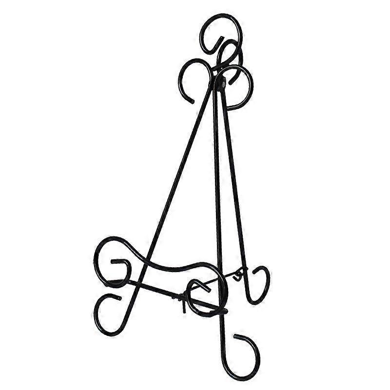 Curve Design Showcase Black Iron Stand for Holding Items 2Pcs