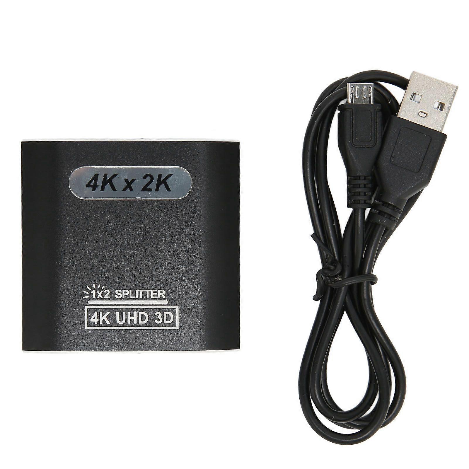 HD Multimedia Interface 1 in 2 Out Splitter 4K X 2K Full HD1080P Splitter for Xbox Computer