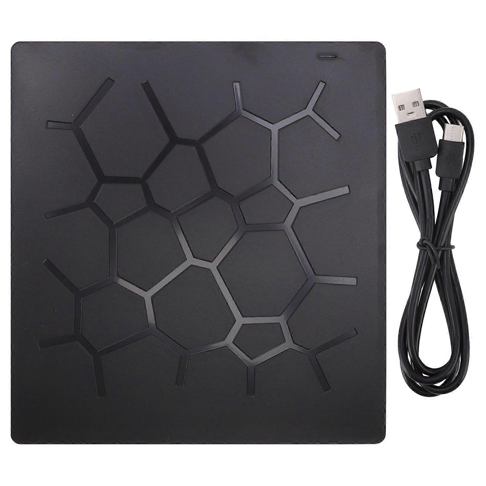 External DVD Drive Type C USB3.0 6 in 1 Ultra Thin DVD Recorder for CD DVD for Laptop Desktop Computer