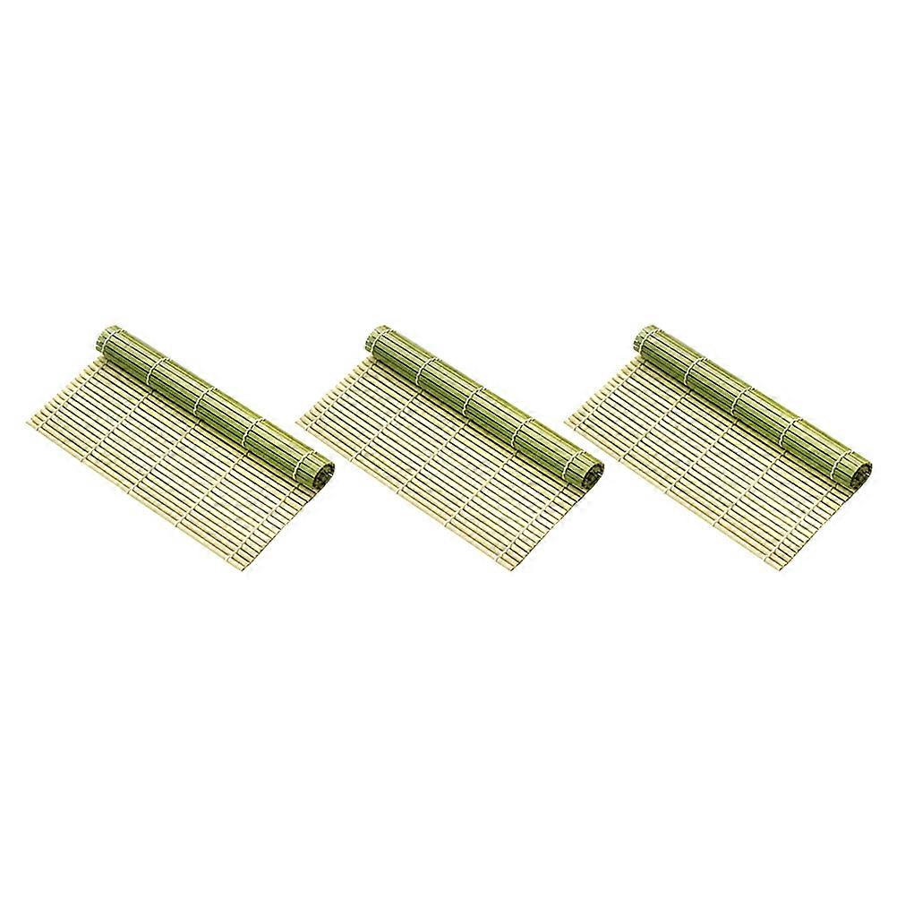 Bamboo Sushi Pad Sushi Making Pads Japanese Food Preparation Beginners 3Pcs