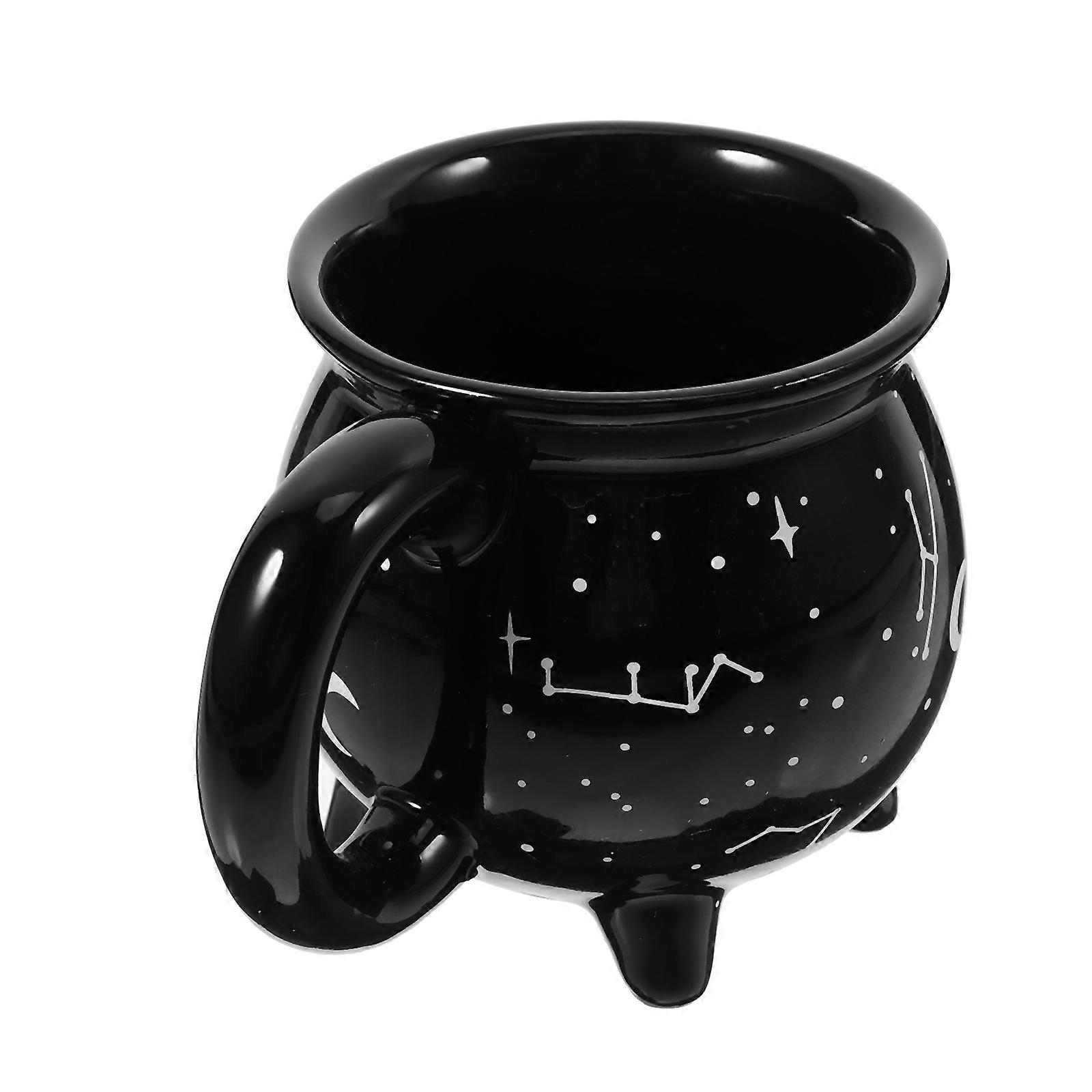 Halloween Cauldron Mug Ceramic Coffee Mug for Home Use 5Pcs Set