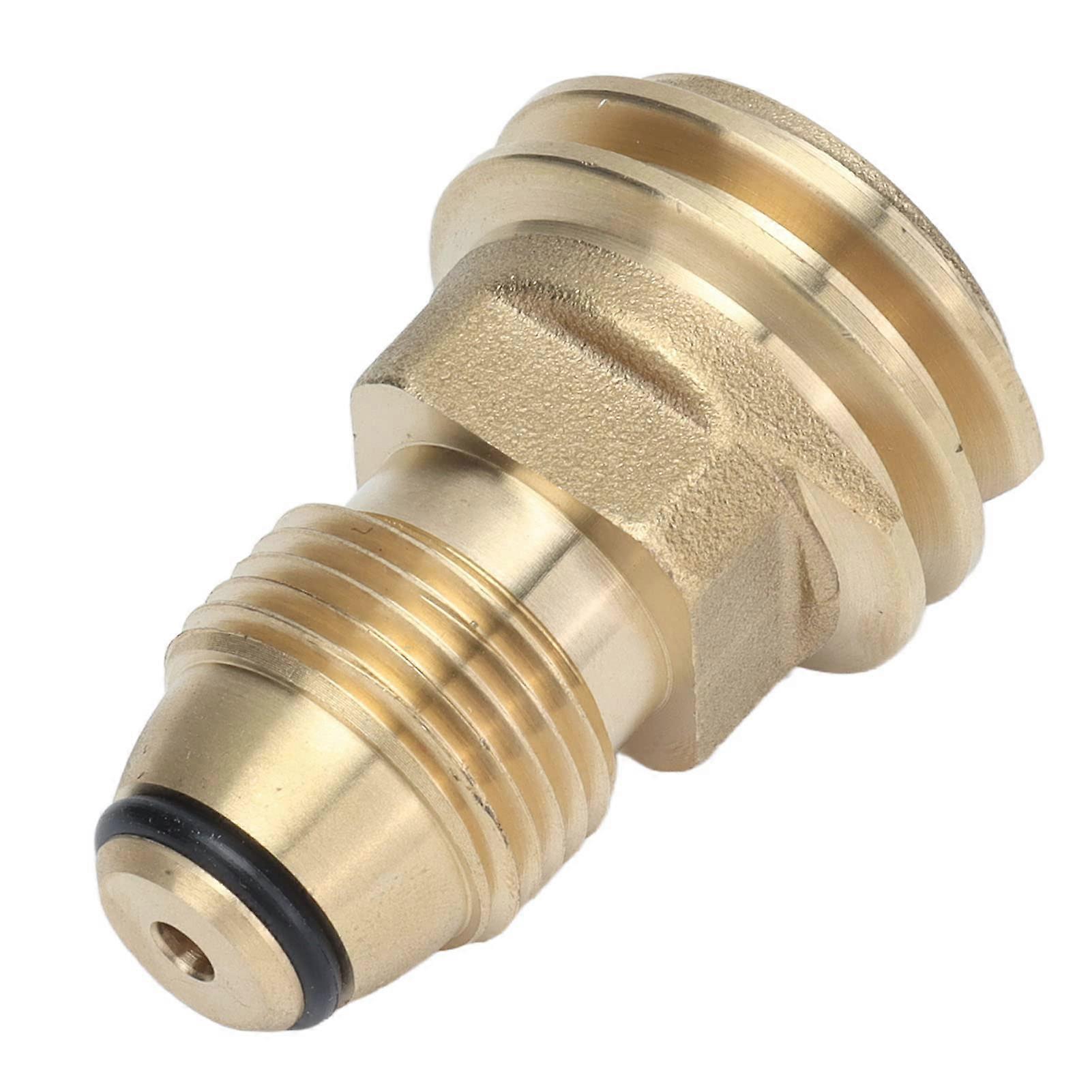 Gas Furnace Conversion Connector G1/2 Female Thread, Brass Solid Gas Fitting, Hose Adapter, Universal Quick Connect