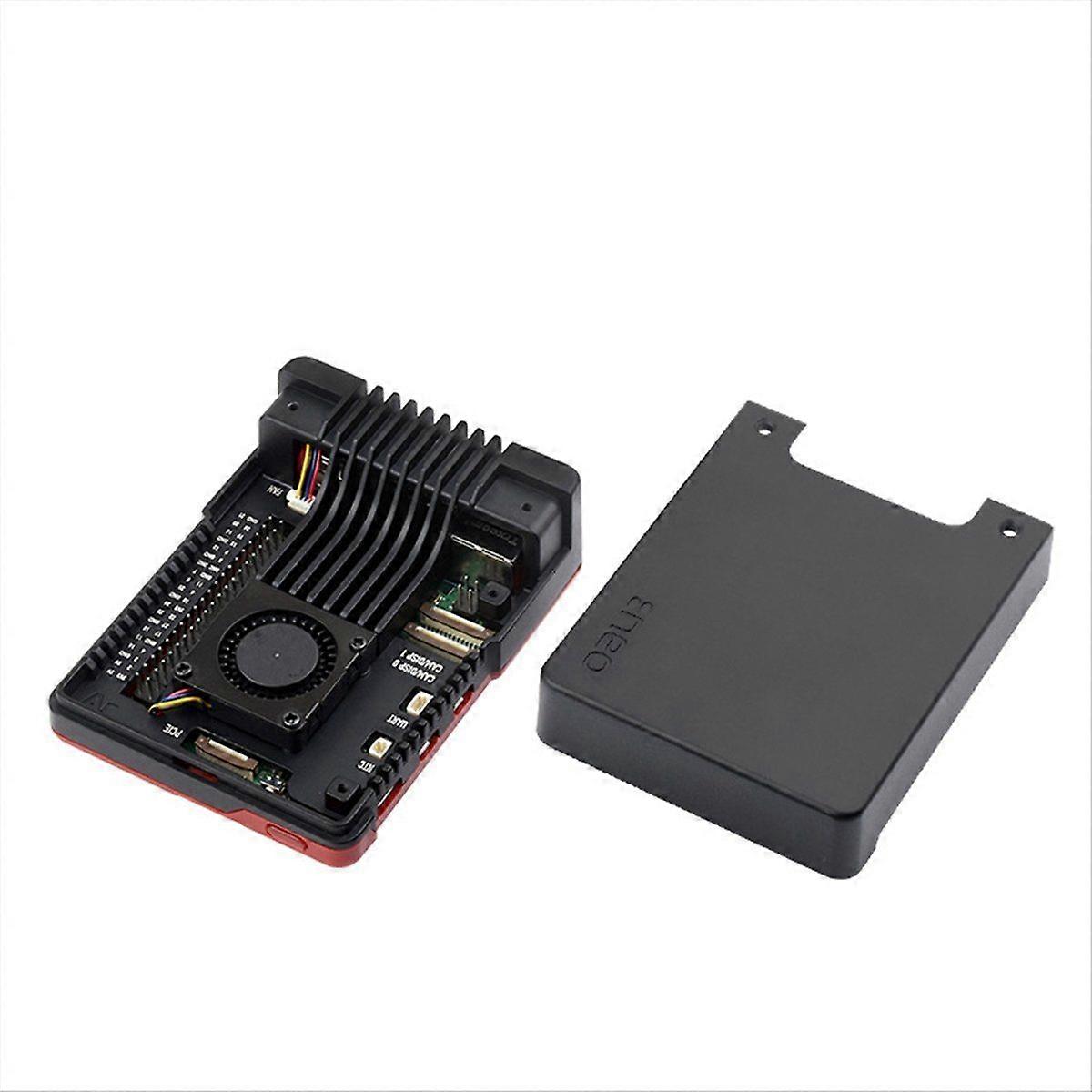 For Raspberry Pi 5 Argon NEO 5 Aluminm Case with PWN Fan Passive Cooling Fins Exhaust Vent for RPI 5 Case Shell