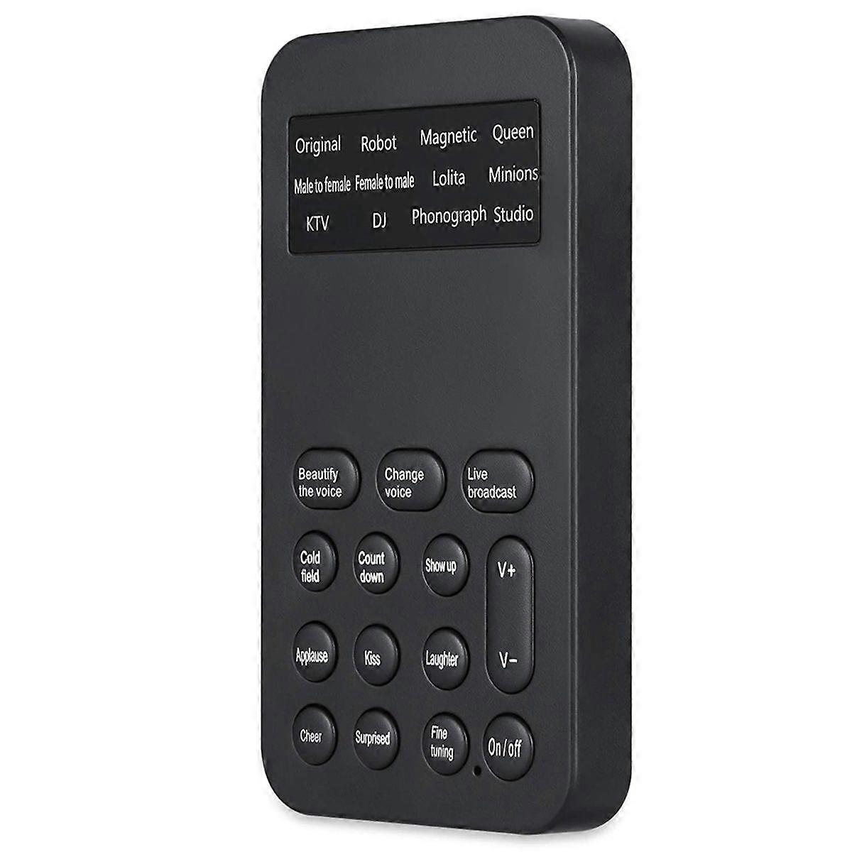 Voice Changer Handheld Microphone Voice Changer with Sound Multifunctional Effects Machine for Phon