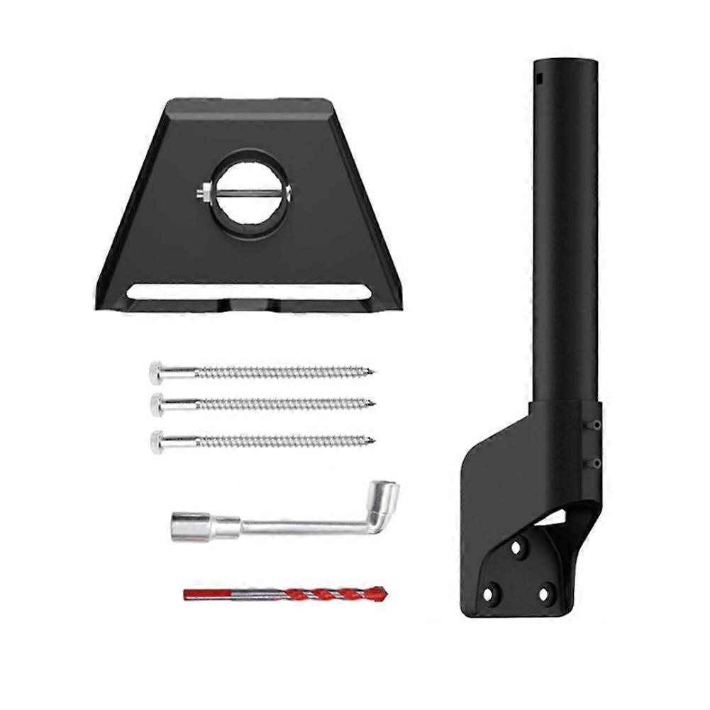 Adjustable Wall Mount for Starlink Gen 3 360° Rotatable Short Roof Pole Mount Kit with Bracket Screws for StarLink V3