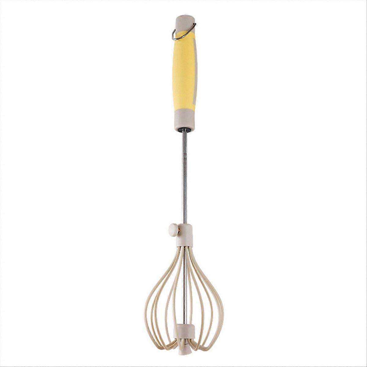 1pcs Stainless Steel Semi Automatic Whisk