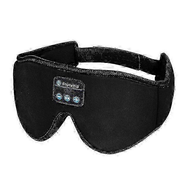 Sleeping Mask 3D Eye Mask HeadSet Headband Soft Elastic Comfortable Wireless Music Headset Eye Mask With Mic For Side Sleepers