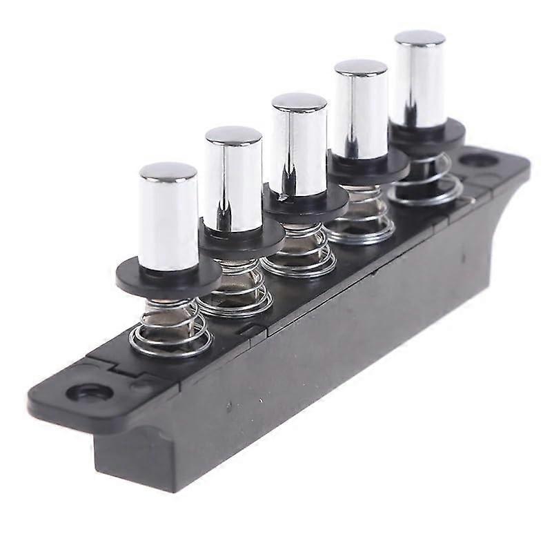 FivePosition Plugin Button Switch For Range Hood FiveSpeed Silver 1 Pc