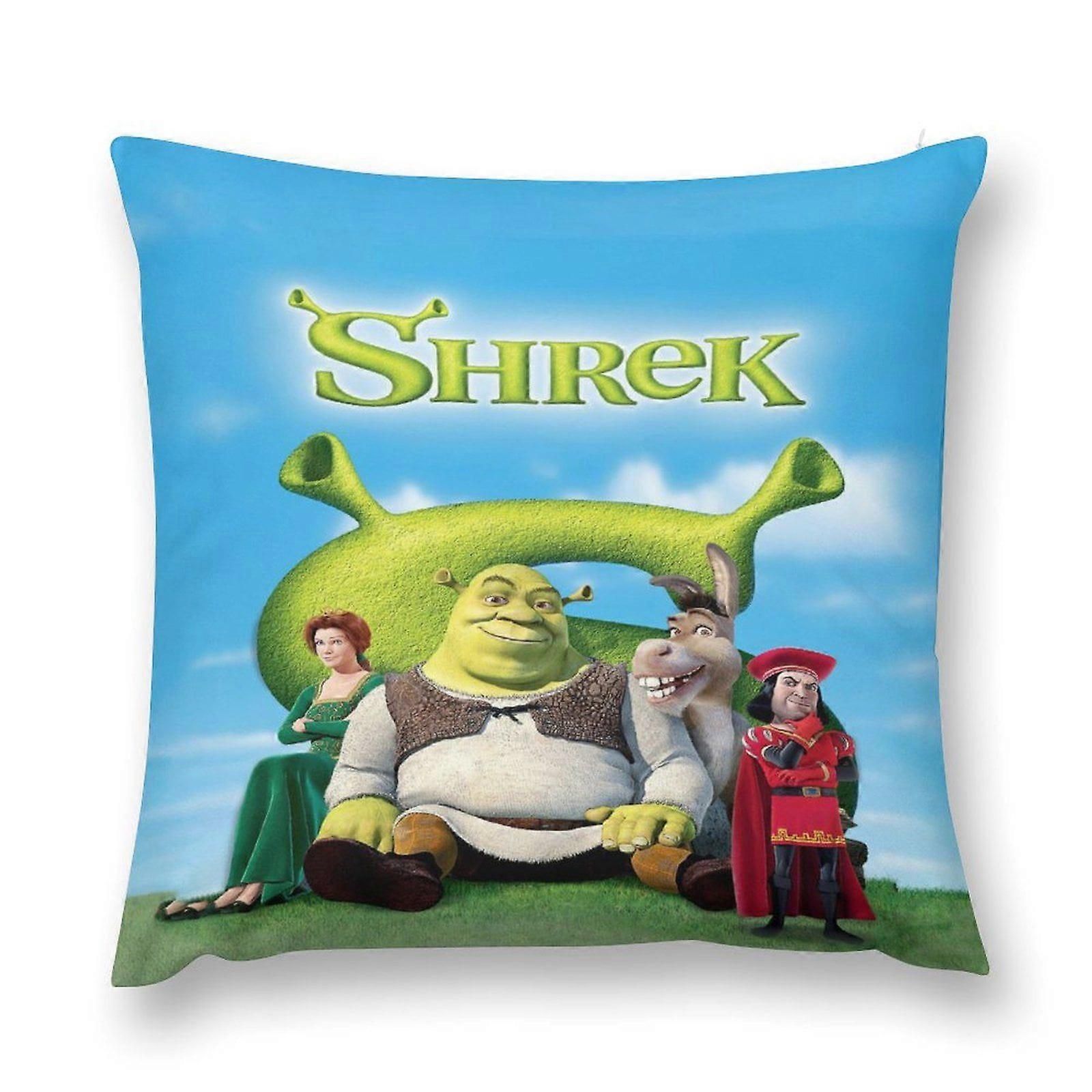 i216 ShrEkスロー枕カバー正方形装飾枕カバークッションケース寝室用リビングルームソファソファベッド20 "20" JKz216