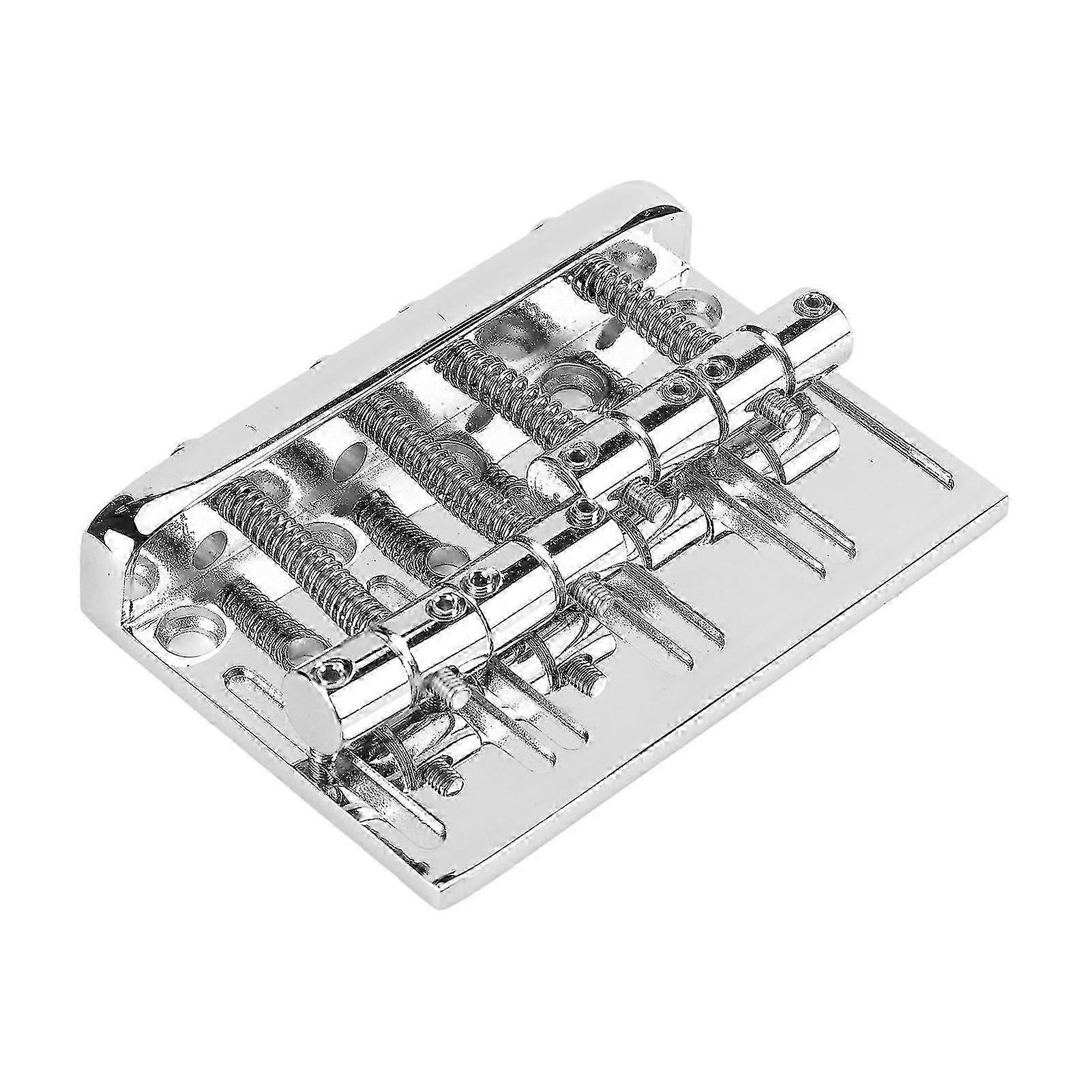 4 String Bass Bridge Assembly Lateral Adjustment Support Greater String Spacing Bass Bridge Saddle Replacement