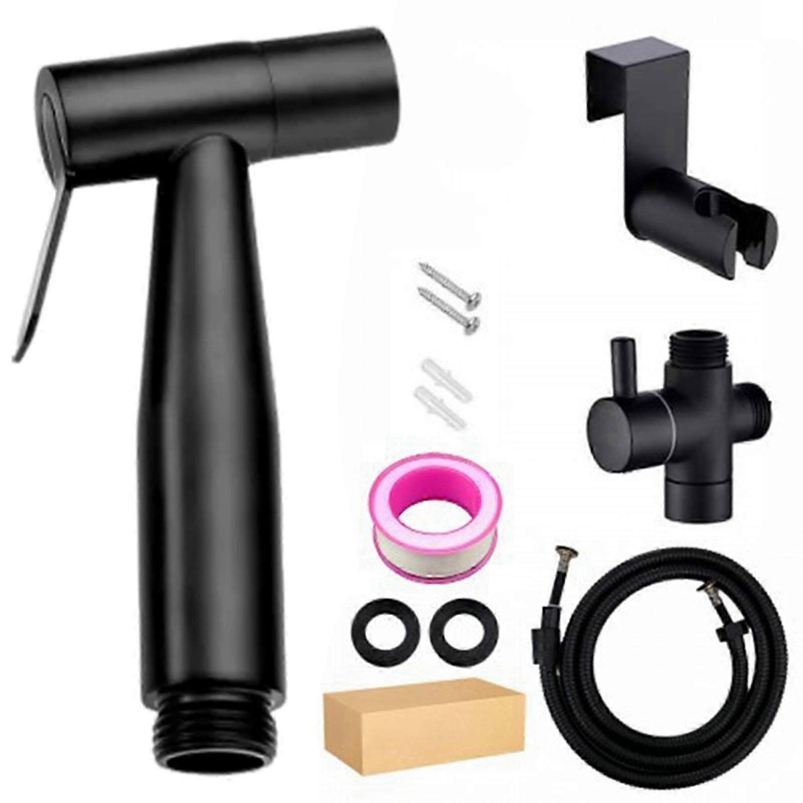 ステンレススチール製トイレビデ噴霧器キット高圧ハンドヘルドビデ噴霧器、クリーニング用 & フェミニンウォッシュ