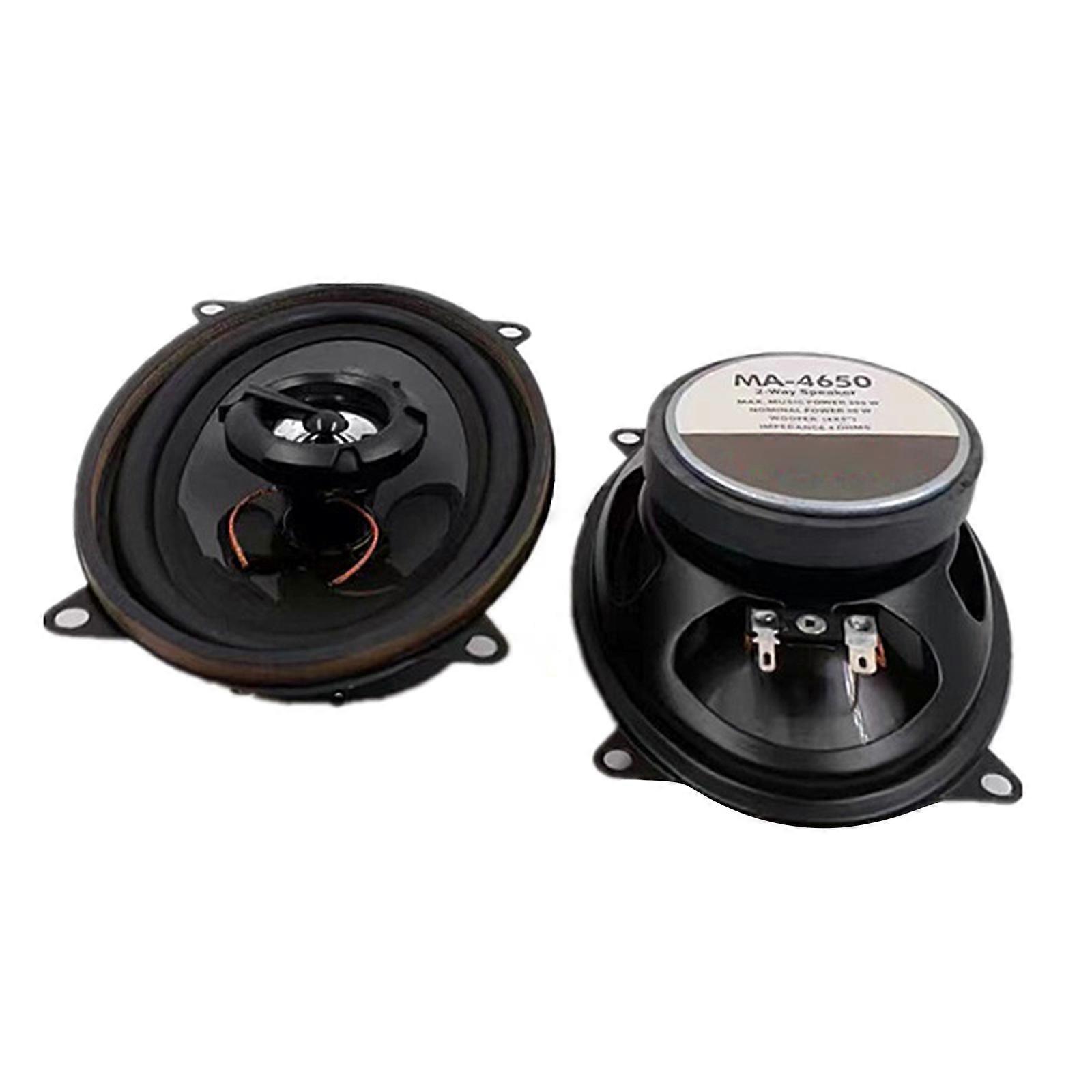 Superior Sound Car Coaxial Speakers, Easy Setups Broad Range Compatibility for Gatherings Music Enthusiasts Professional Multicolor