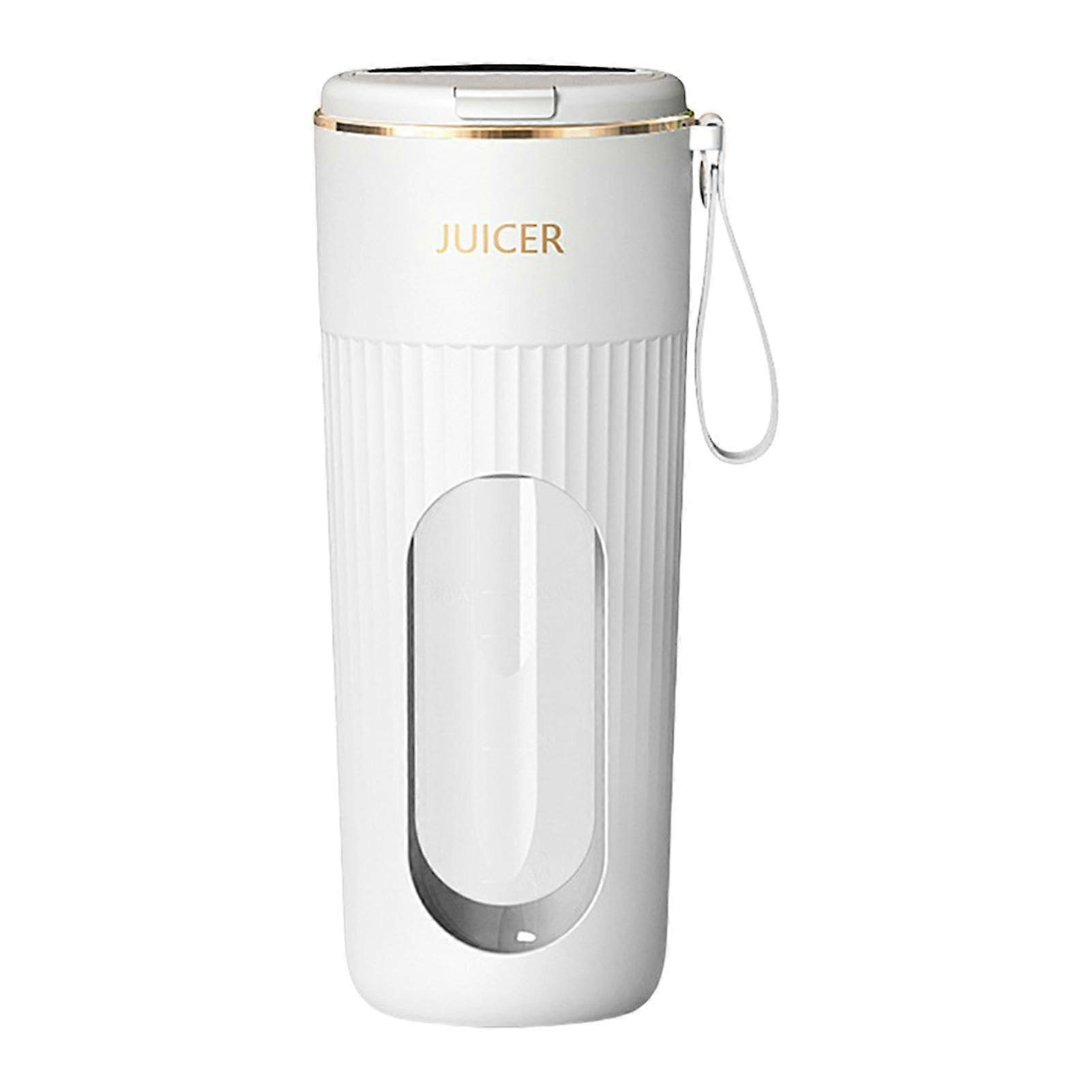Portable Blender Rechargeable Cordless Travel Blender Leakproof Compact Juice Extractor White Travel Cup Smoothie Maker