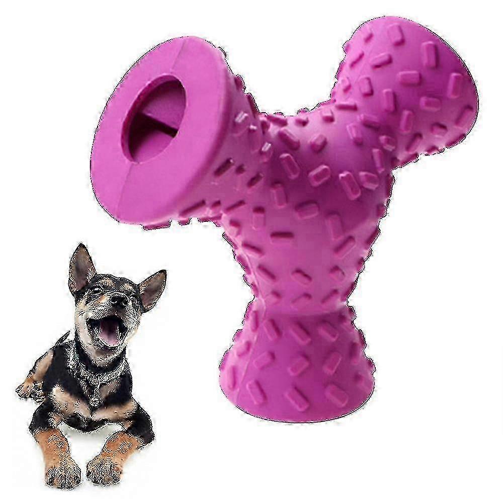 Interactive IQ Puzzle Dog Toy with 3-Hole Feeder for Small to Medium Dogs
