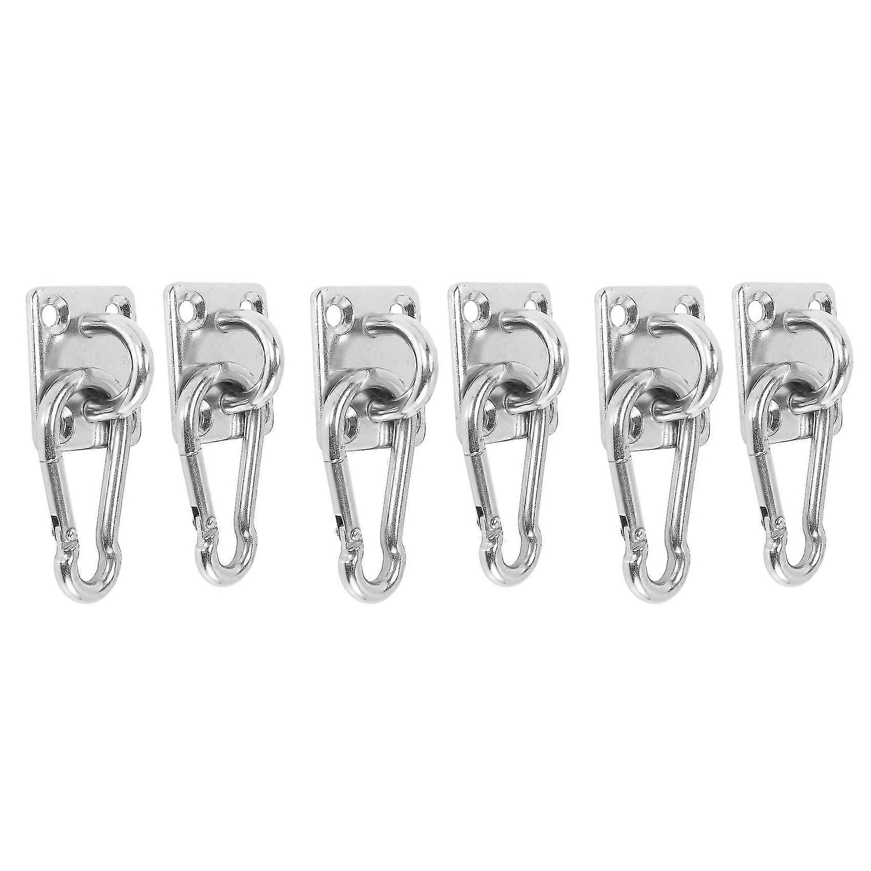 60x Suspended Ceiling Wall Mount U-shaped Hooks Stainless Steel Heavy Duty Multi-function Hammock H