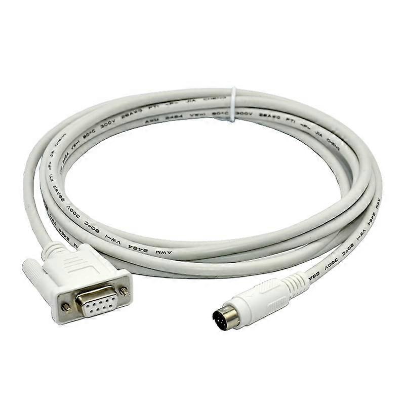 Db9 Rs232 to Din 8p Male Cable Compatible with The PLC Programming 1761-cbl-pm02(1M)