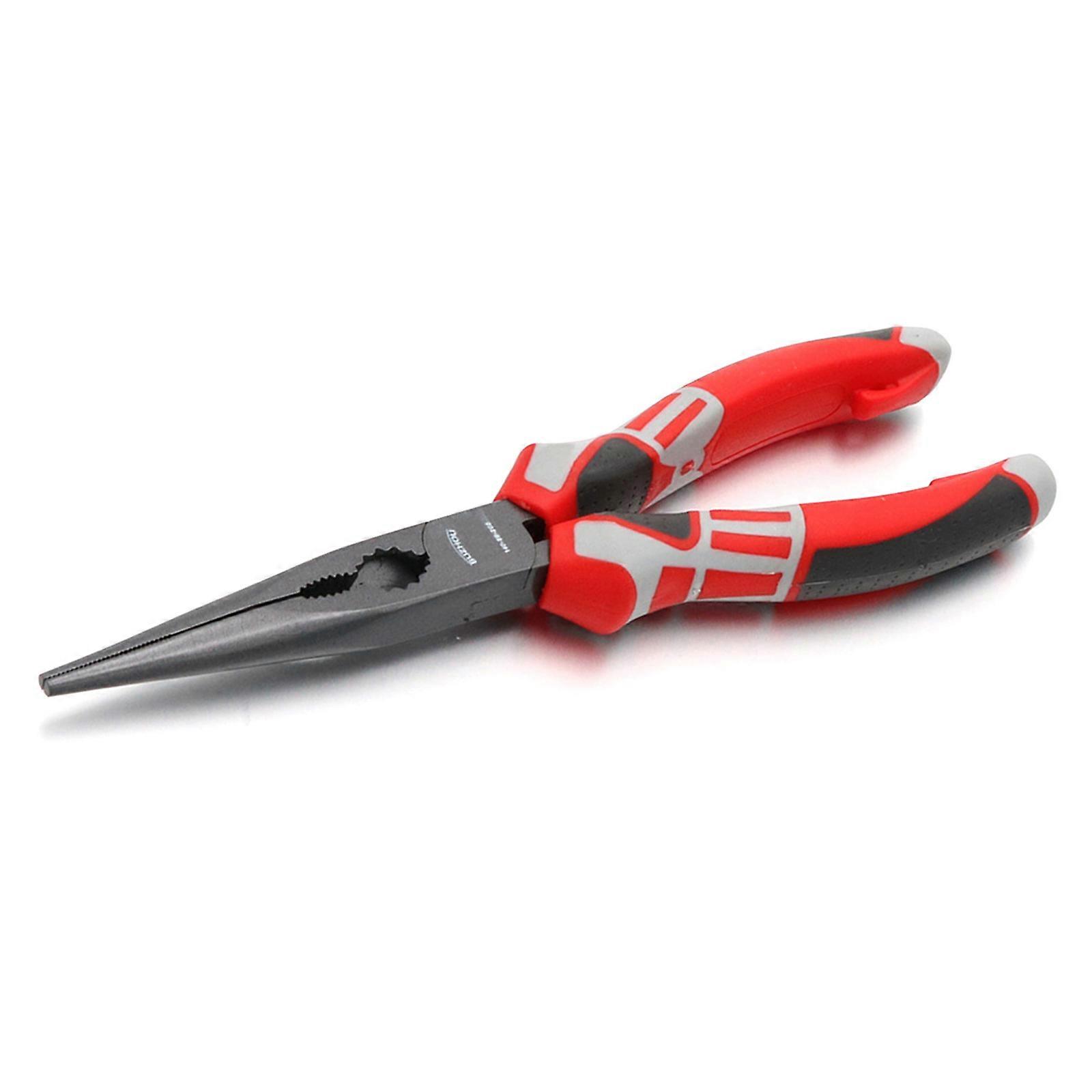 7/8inch Needle Nose Pliers Wire Stripper Function for Wire Cutter Crimper Stripper Tool Heavy Duty Labor Saving Handle Multicolor