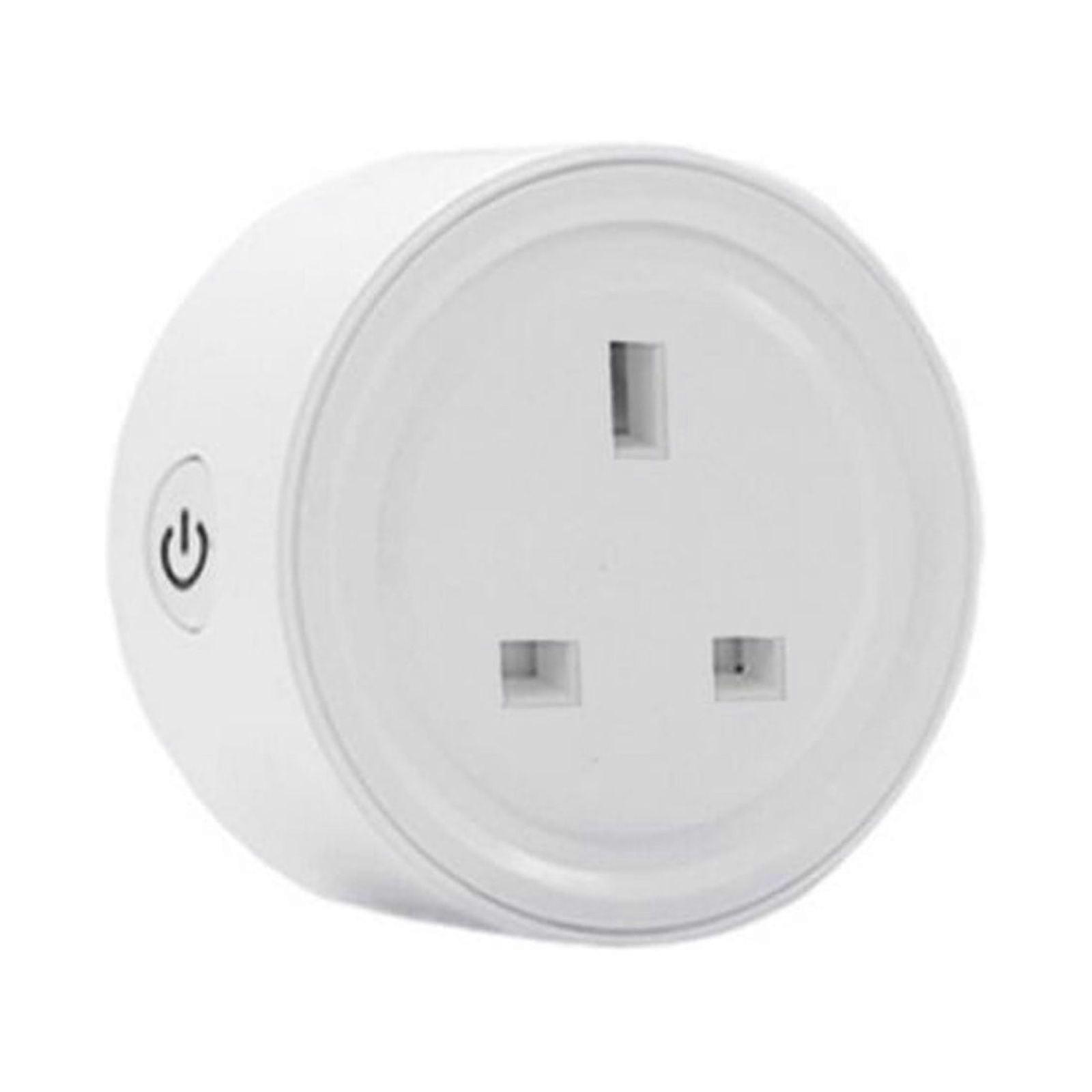 Begine Clearance WiFi Smart Socket UK Standard SA-003-UK, Energy Work Plugs, Timer & Remote Control, Compatible with Small Appliances