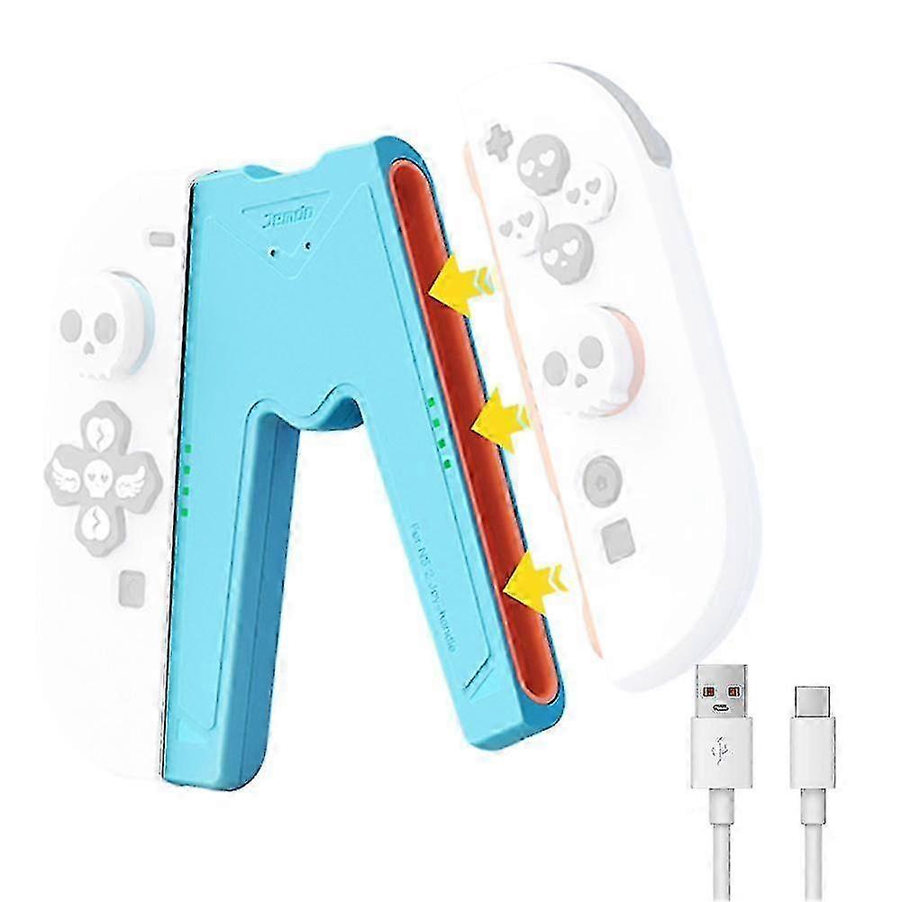 Game Handle Charging Grip For Switch 2 Joy-Con Controller Charging Dock TOP