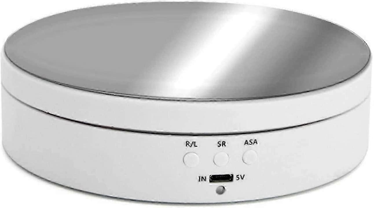 Turntable Display Rack, Motorized Rotating Display Stand, 360 Degree Rotating Platform, For Store, Jewelry Display, Photography Photo Studio, Adjustab