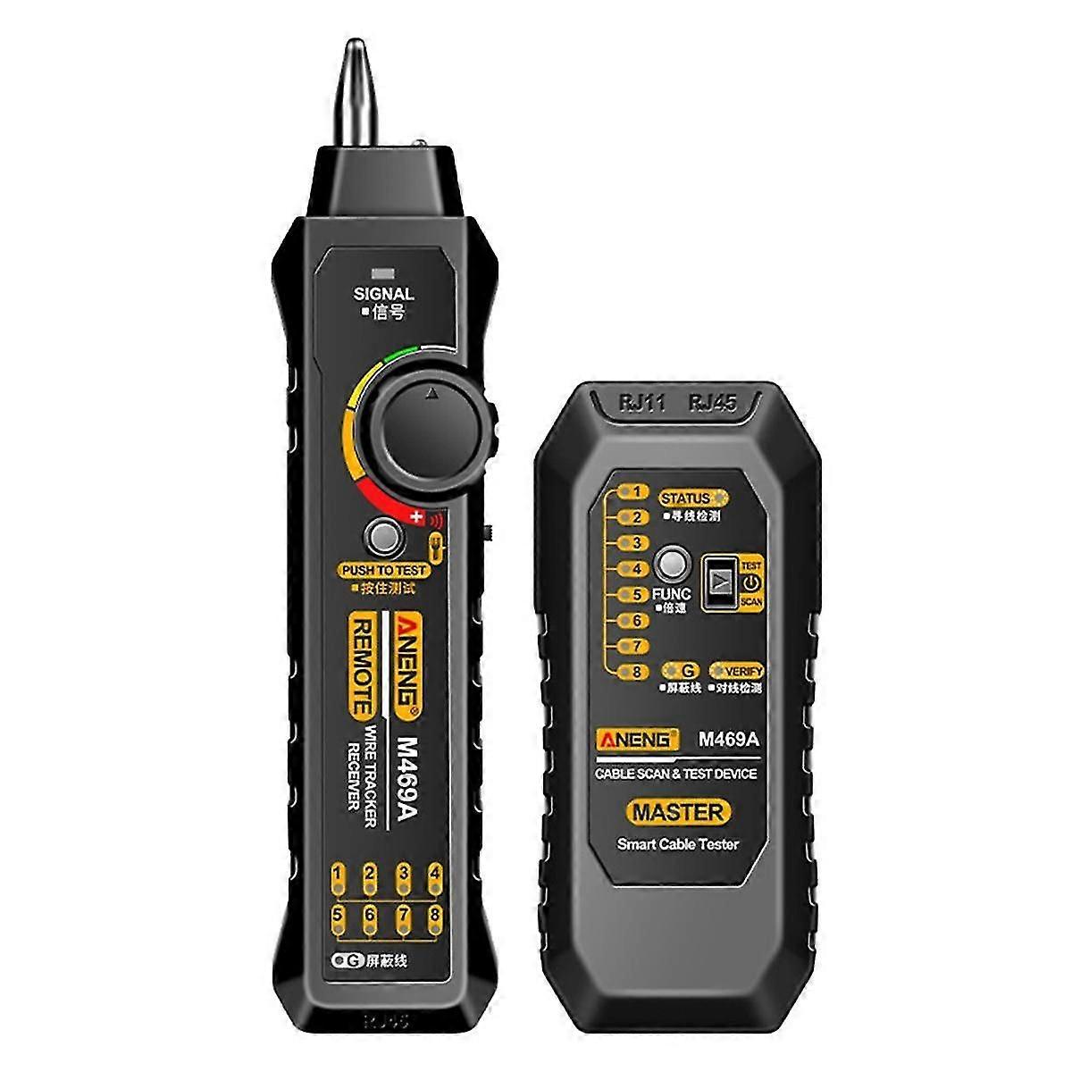 M469a Network Cable Finder Rj45 Rj11 Lan Cable Finder Tester Anti-interference Testing Instrument