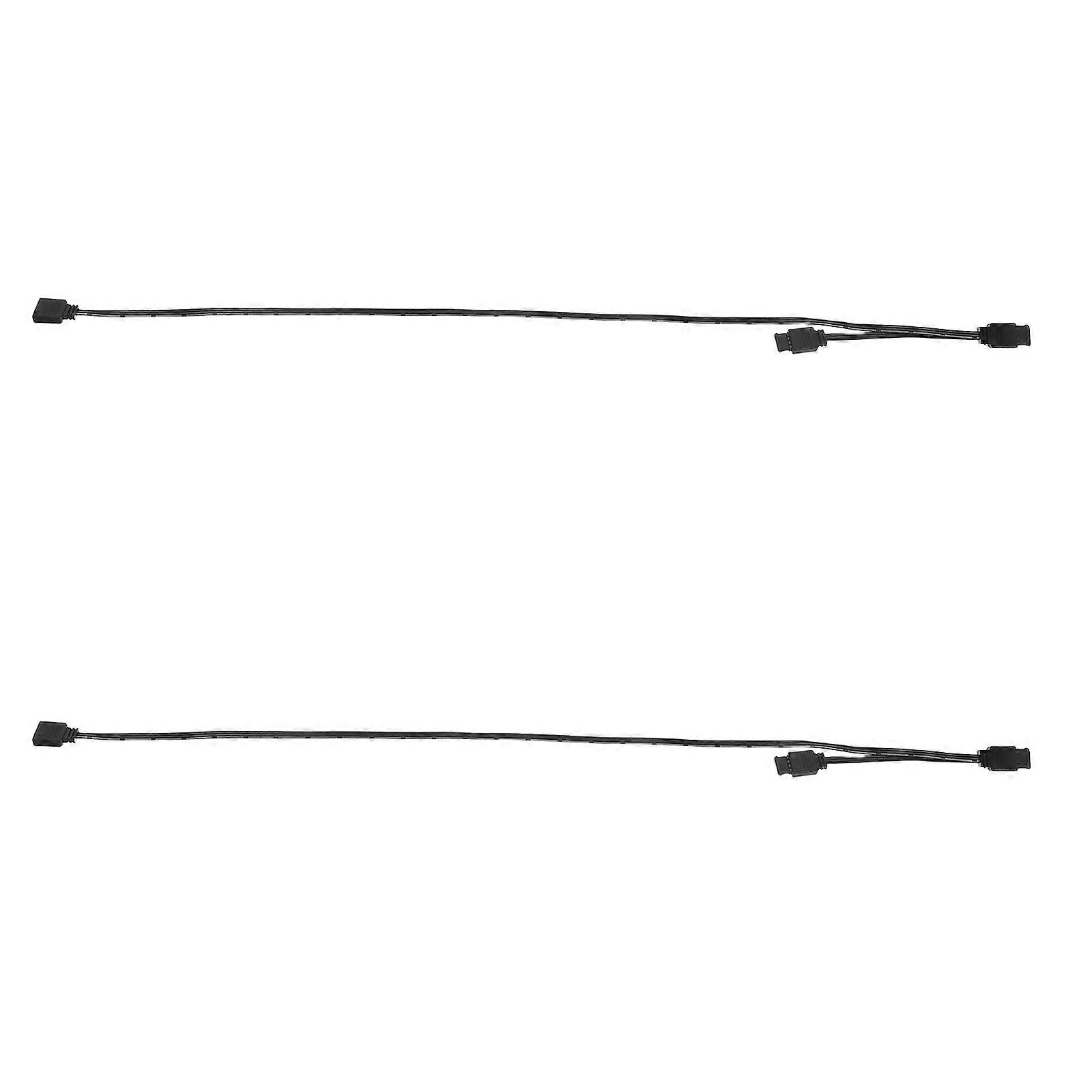 Argb Cable Extension for Motherboard Use with Easy Plug-and-Play 2Pcs