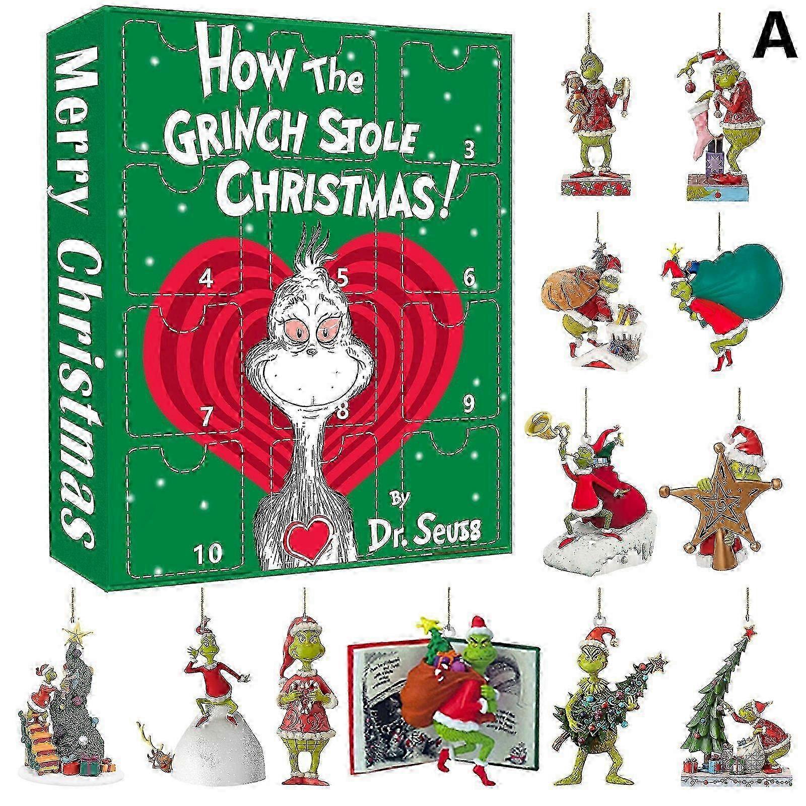 Advent Calendar for Christmas with Blind Box and Acrylic Ornaments