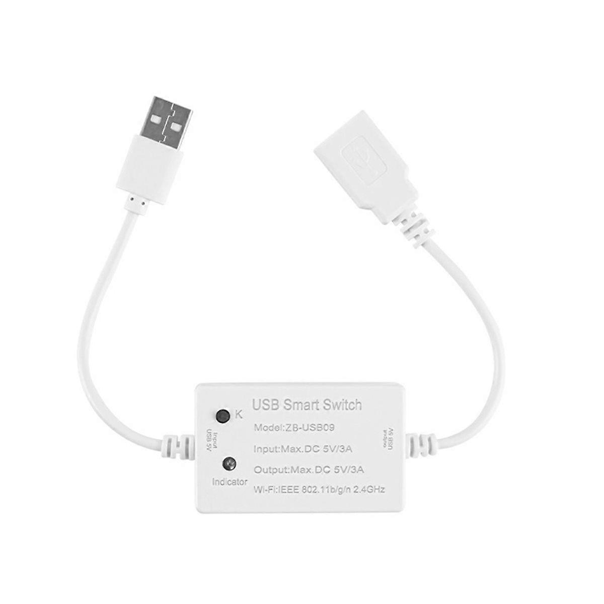 Tuya Zigbee USB Switch USB Smart Switch Controller Zigbee Household Appliance Circuit Breaker Switc