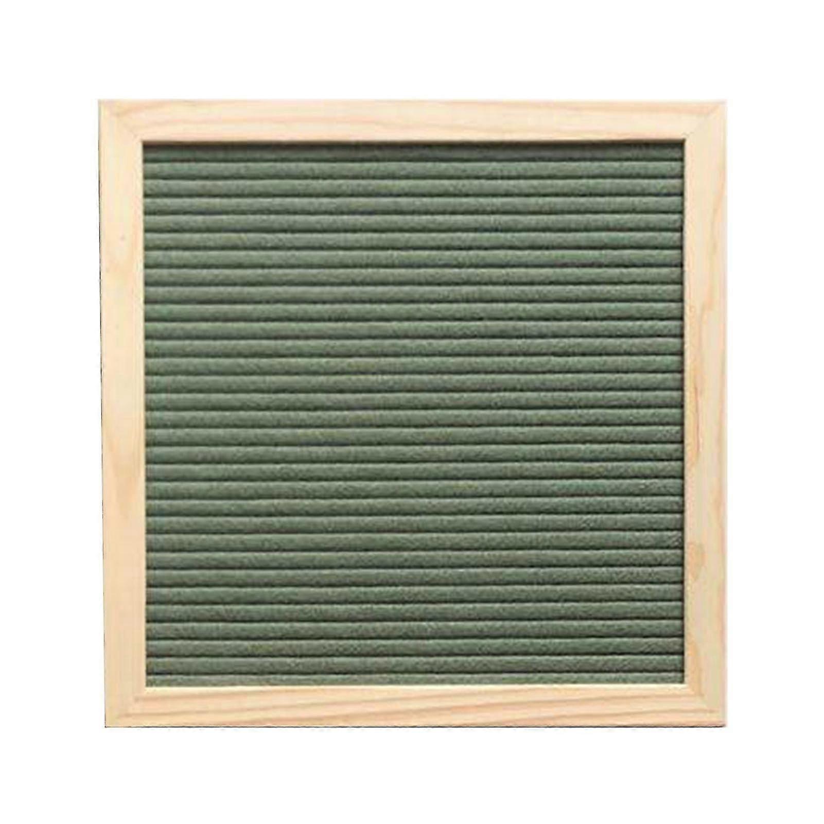 Handmade Square Frame Felt Letter Set Message Board with Bracket for Home Decor