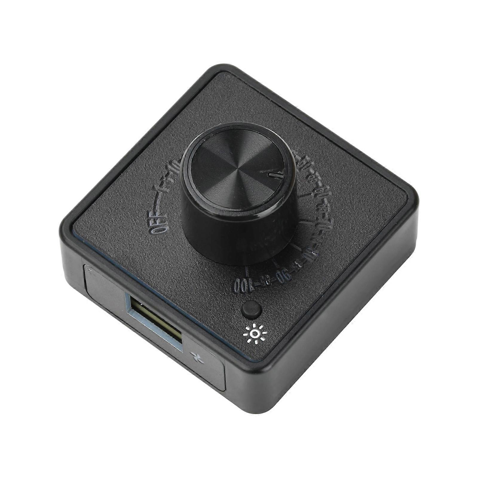 Compactly Speed Controller for 4 Wire Fan 5V 12V Input PD Fast Charging and Backlit Design Multicolor