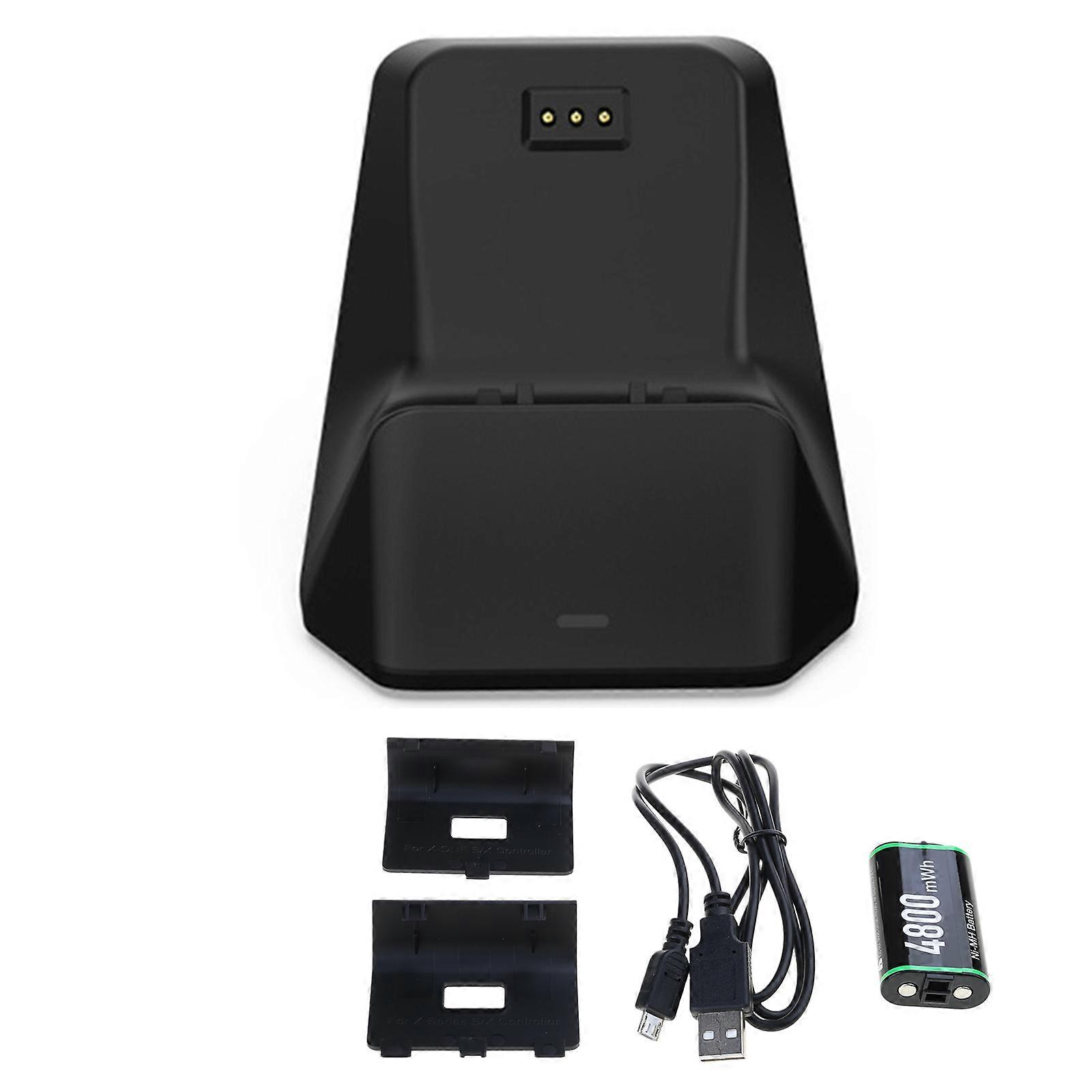 Controller Charger Station with Rechargeable Battery Packs for  One/ Series Controller Charging Dock Multicolor